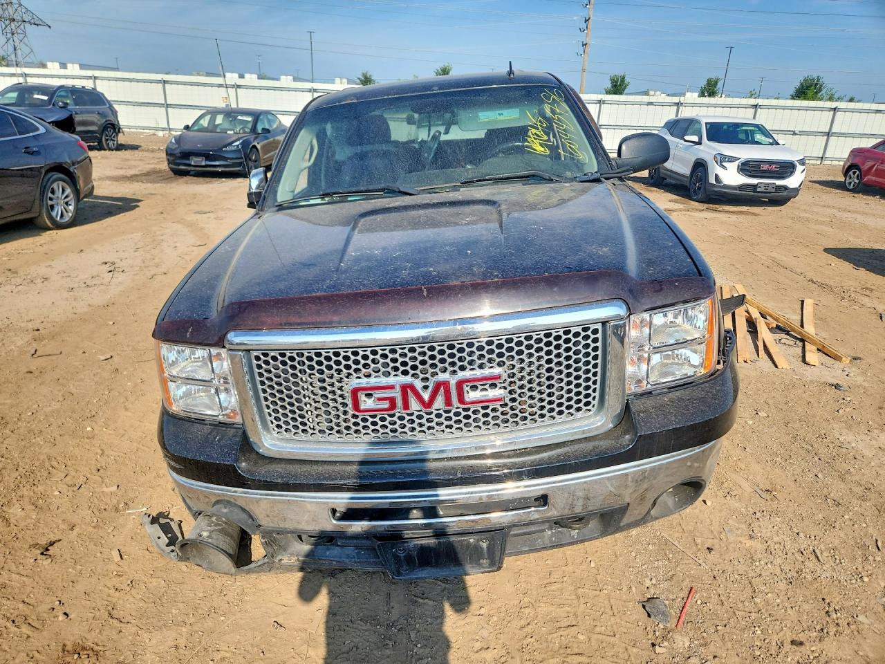 2012 Gmc Sierra K1500 Sle Black vin: 3GTP2VE75CG291817