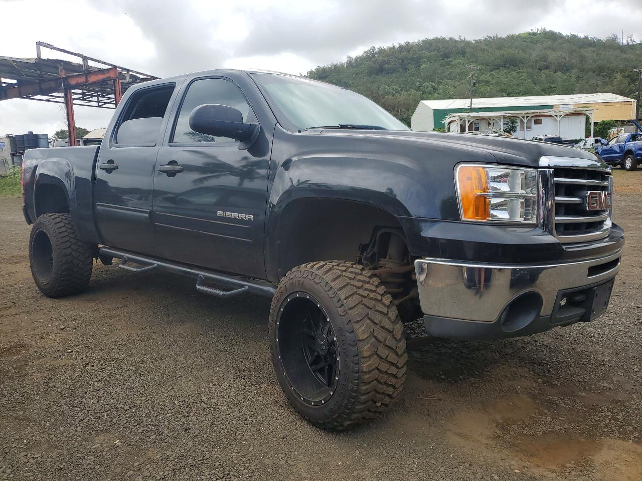 2012 Gmc Sierra K1500 Sle Black vin: 3GTP2VE75CG297343