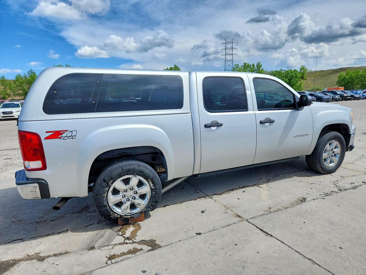 2012 Gmc Sierra K1500 Sle Серебряный vin: 3GTP2VE75CG307739