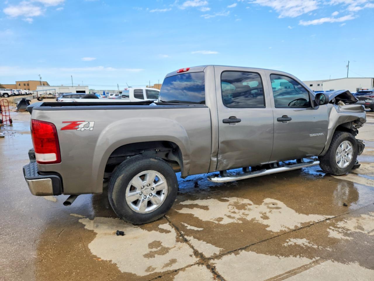 2013 Gmc Sierra K1500 Sle Brown vin: 3GTP2VE75DG146570