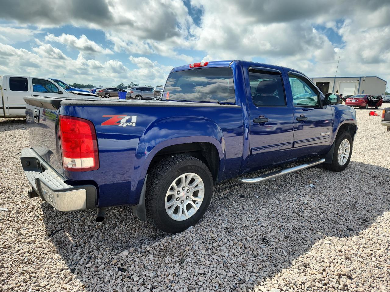 2013 Gmc Sierra K1500 Sle Синий vin: 3GTP2VE75DG241033