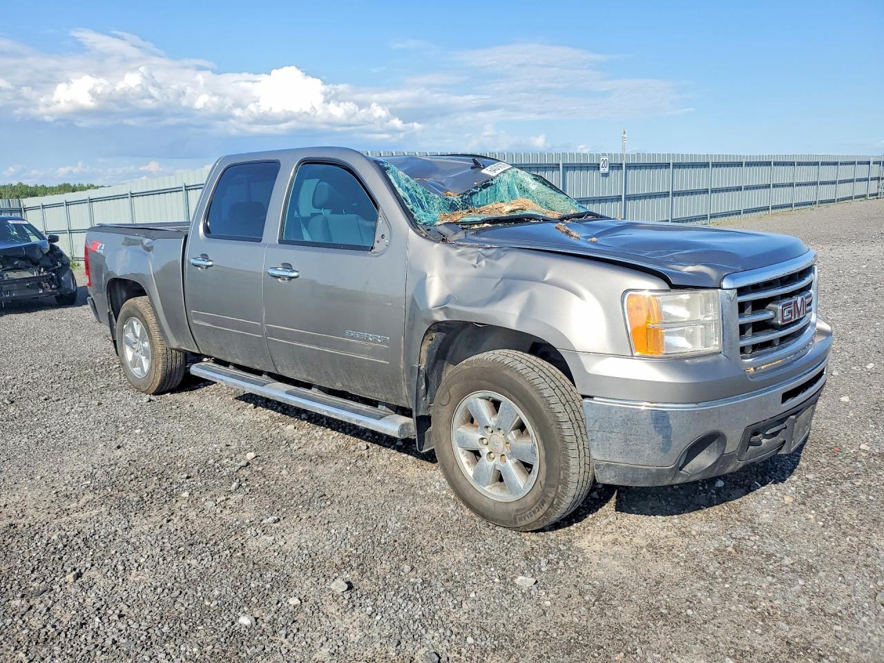 2013 Gmc Sierra K1500 Sle Gray vin: 3GTP2VE75DG246698