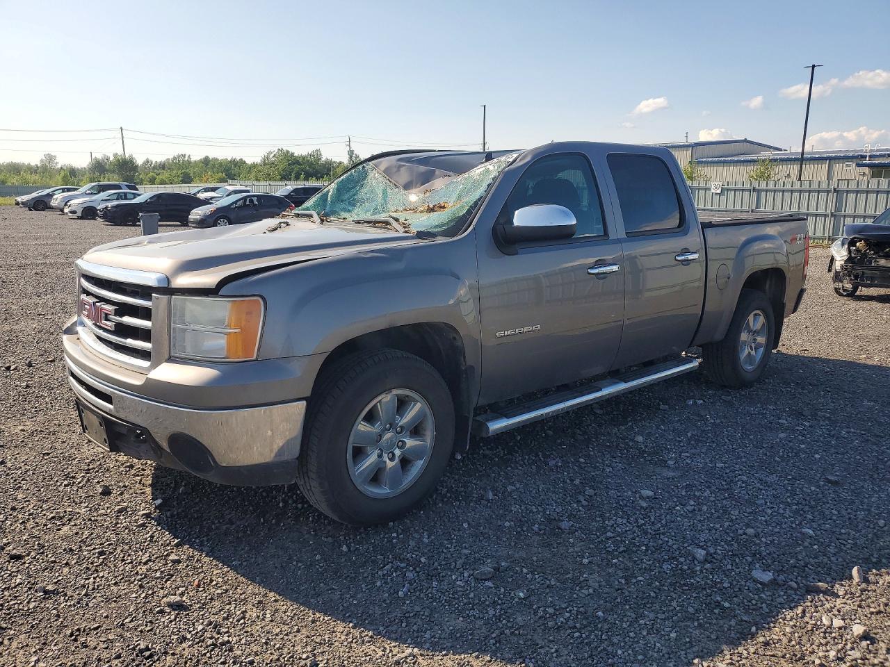 2013 Gmc Sierra K1500 Sle Gray vin: 3GTP2VE75DG246698
