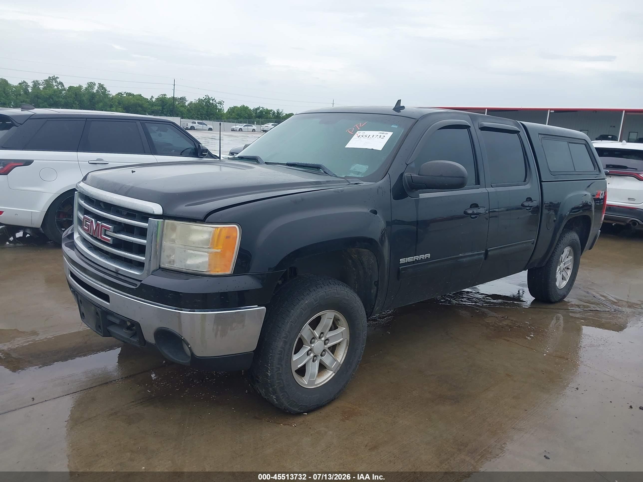2013 Gmc Sierra K1500 Sle Black vin: 3GTP2VE75DG332075
