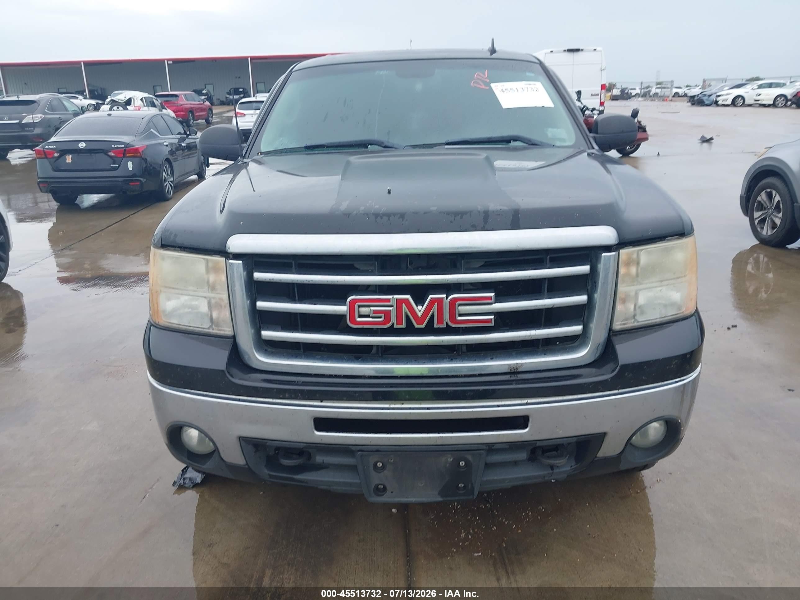 2013 Gmc Sierra K1500 Sle Black vin: 3GTP2VE75DG332075