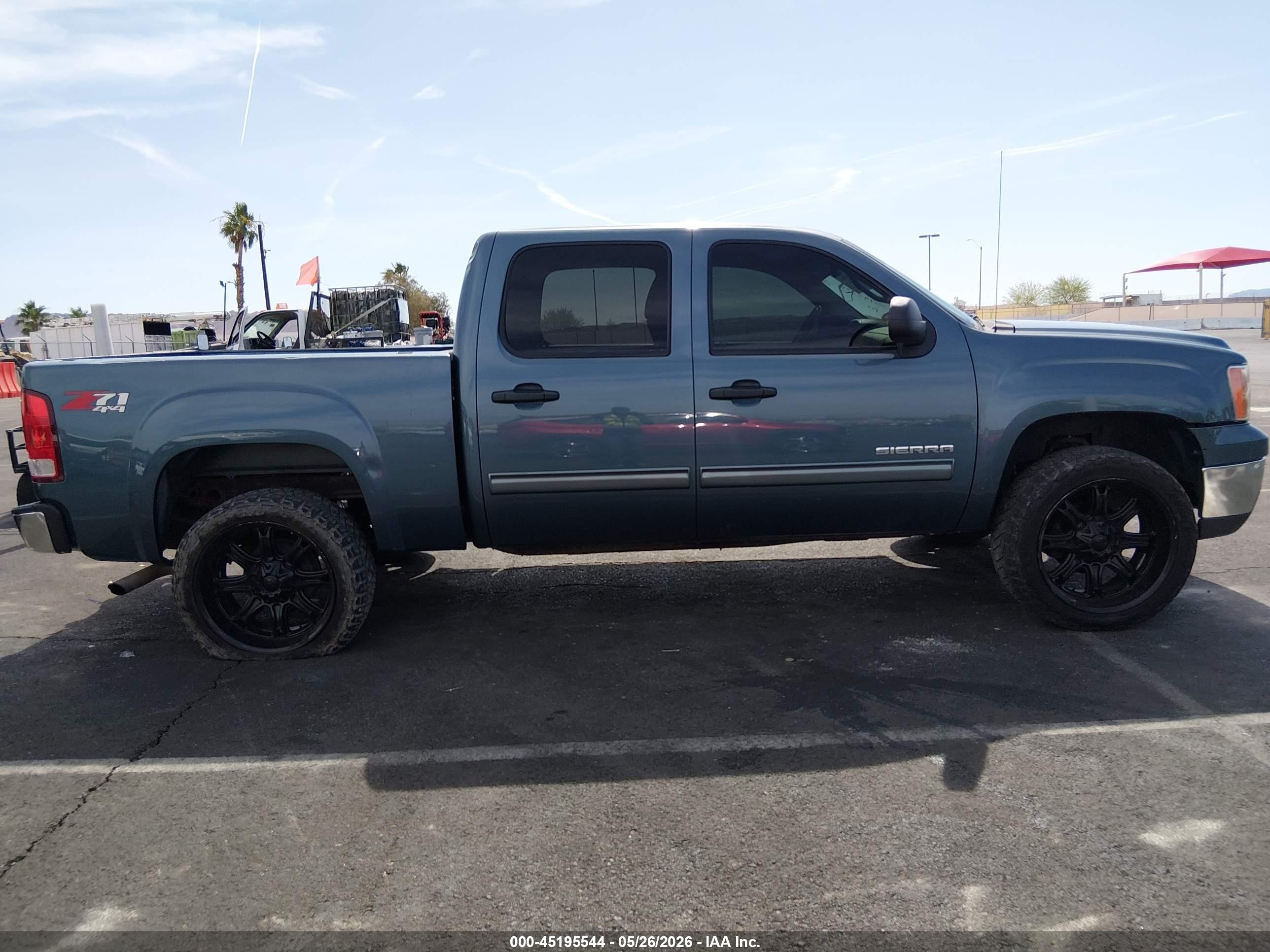 2013 Gmc Sierra 1500 Sle Blue vin: 3GTP2VE75DG346672