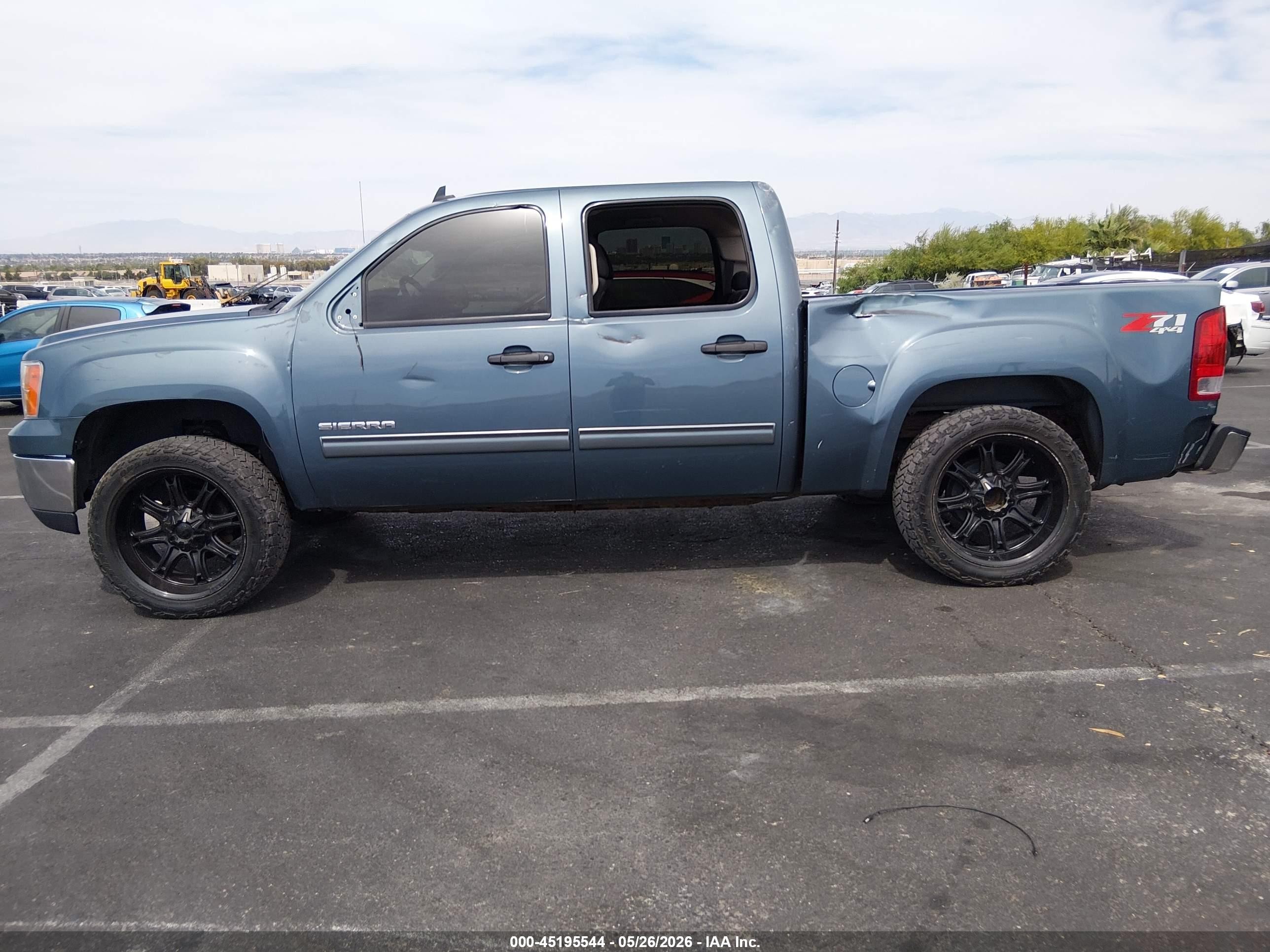 2013 Gmc Sierra 1500 Sle Blue vin: 3GTP2VE75DG346672