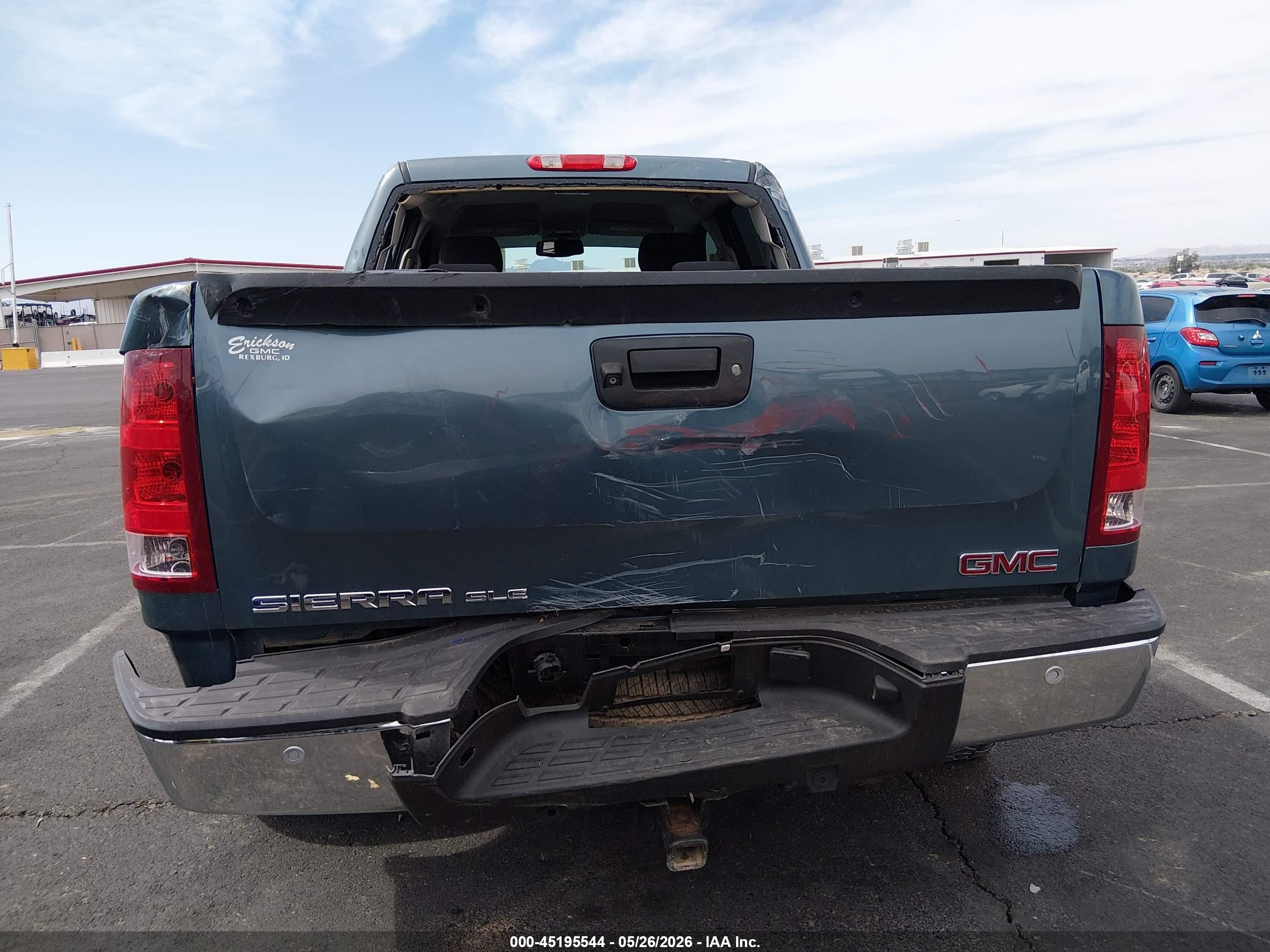 2013 Gmc Sierra 1500 Sle Blue vin: 3GTP2VE75DG346672