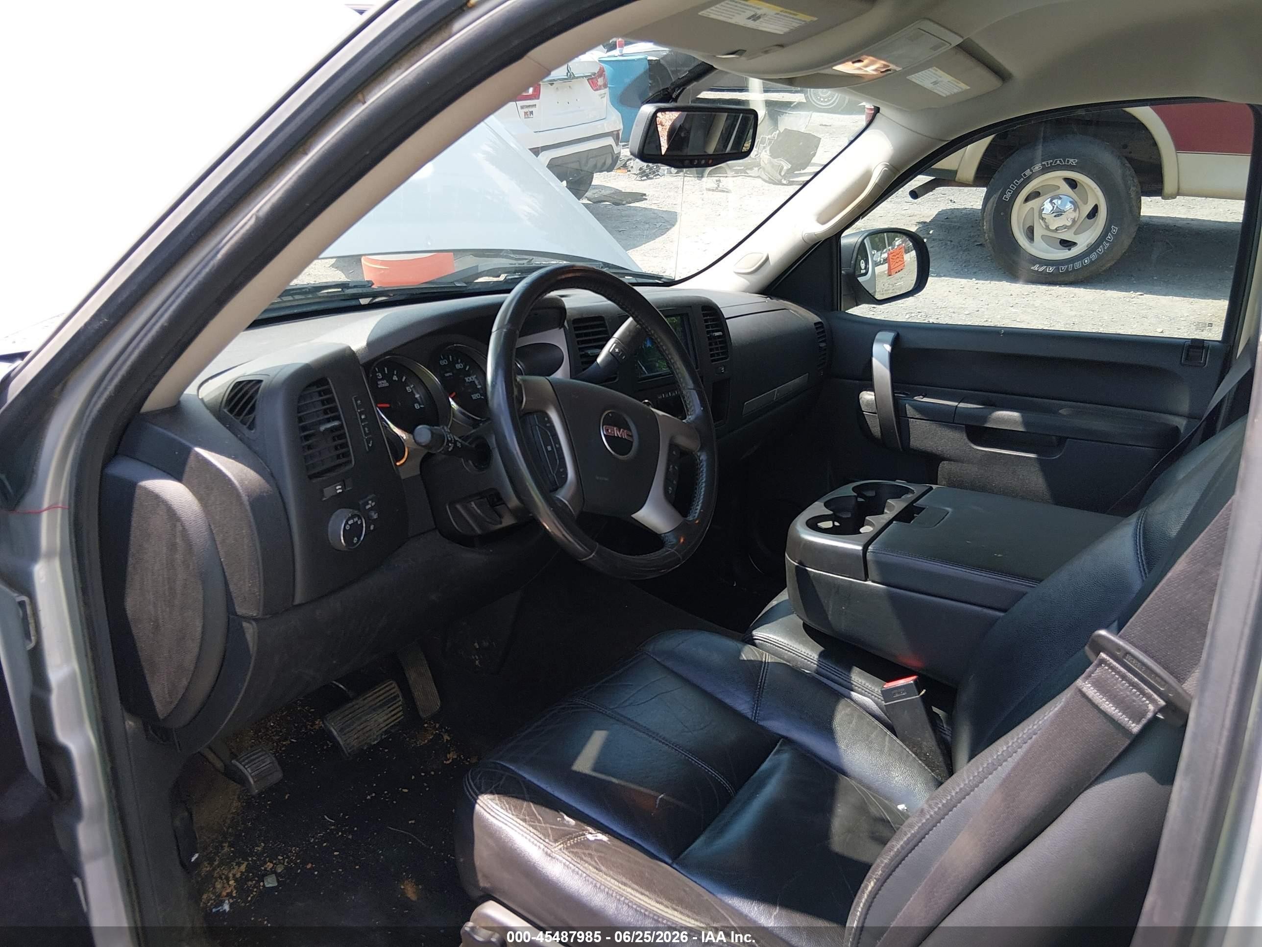 2013 Gmc Sierra 1500 Sle Silver vin: 3GTP2VE75DG380563
