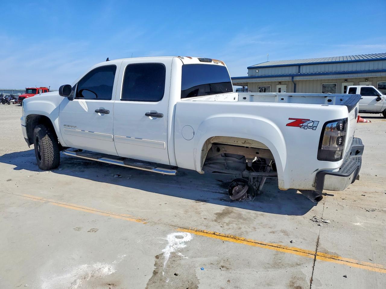 2012 Gmc Sierra K1500 Sle Белый vin: 3GTP2VE76CG122681
