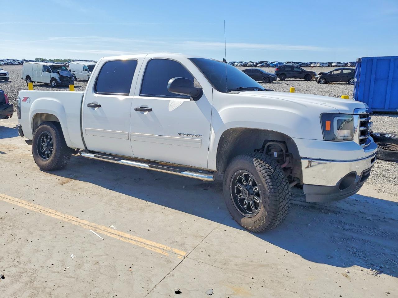 2012 Gmc Sierra K1500 Sle Белый vin: 3GTP2VE76CG122681