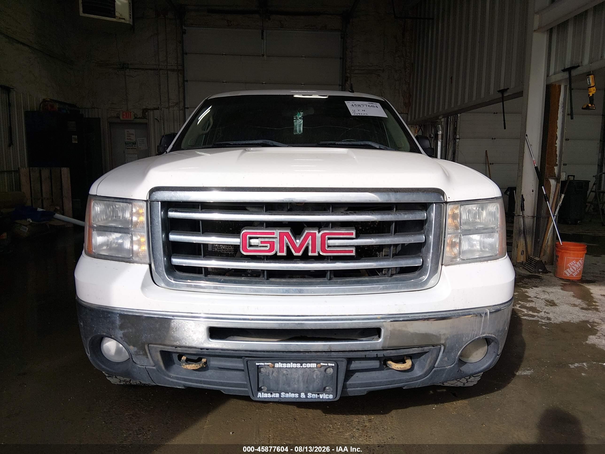 2012 Gmc Sierra 1500 Sle White vin: 3GTP2VE76CG129274