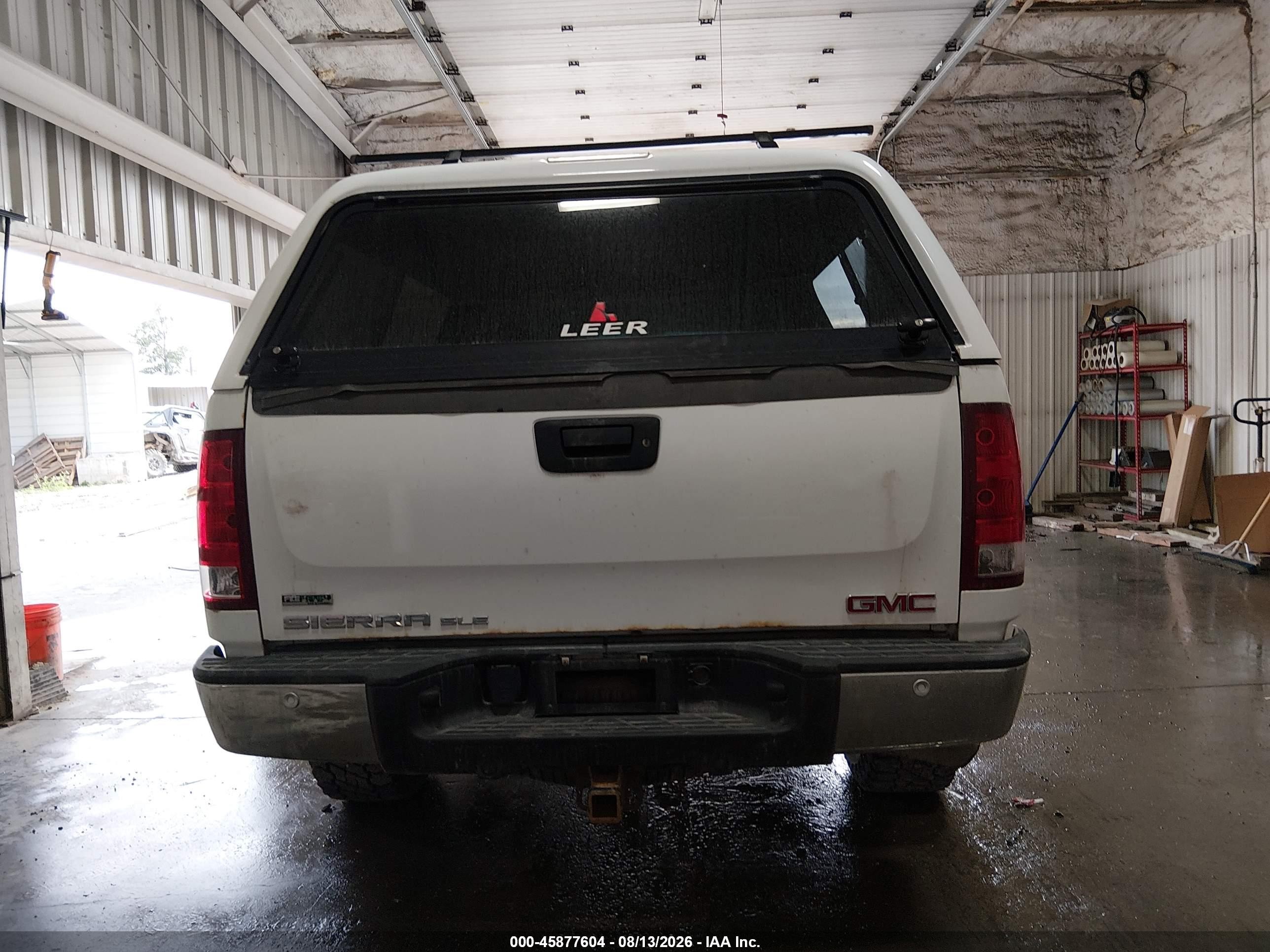 2012 Gmc Sierra 1500 Sle White vin: 3GTP2VE76CG129274