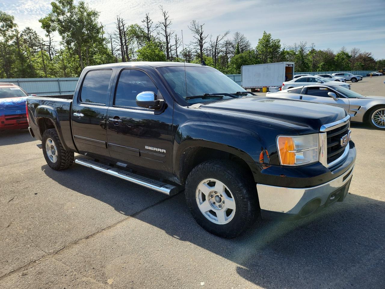 2012 Gmc Sierra K1500 Sle Black vin: 3GTP2VE76CG133020