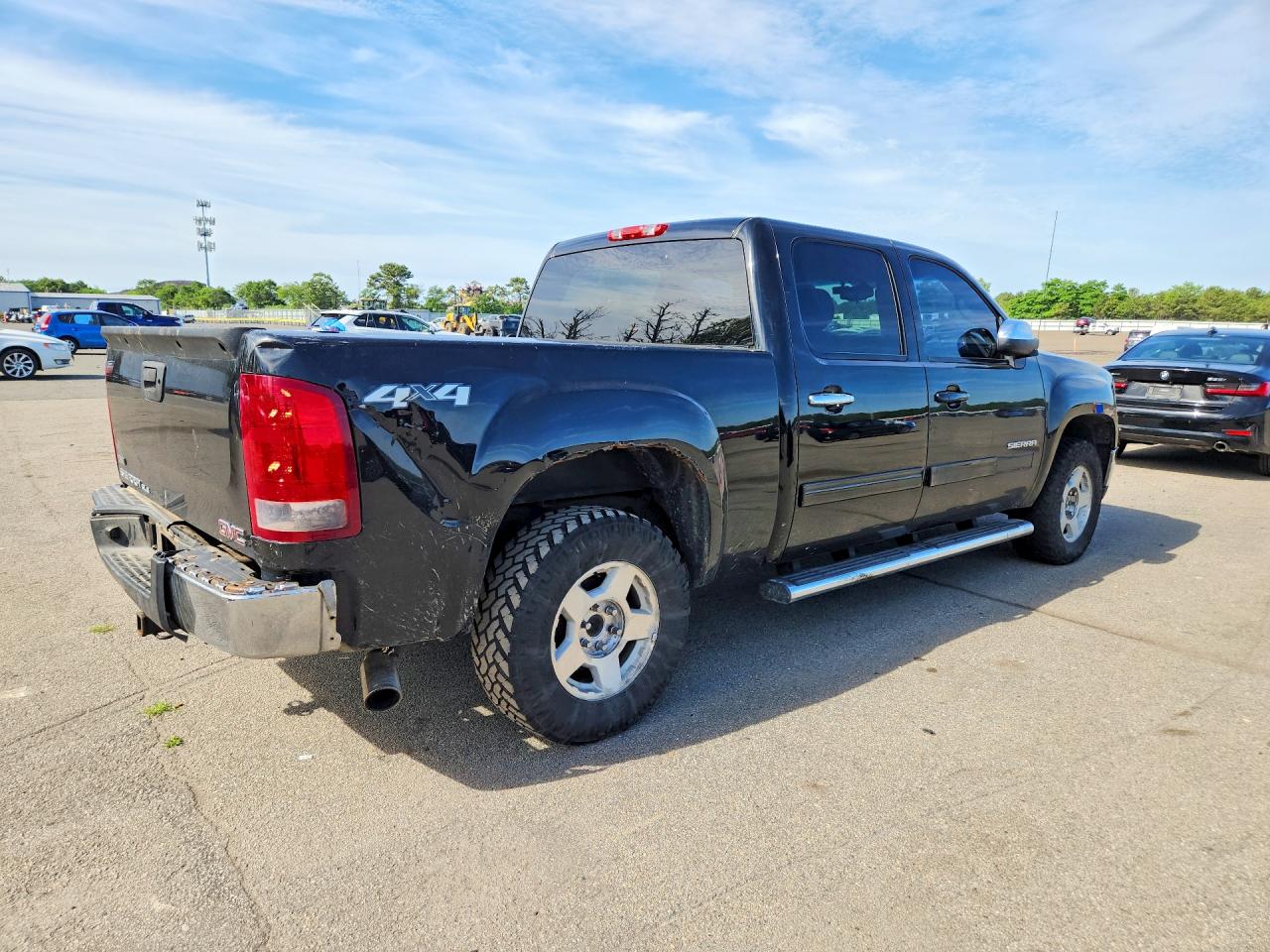 2012 Gmc Sierra K1500 Sle Black vin: 3GTP2VE76CG133020