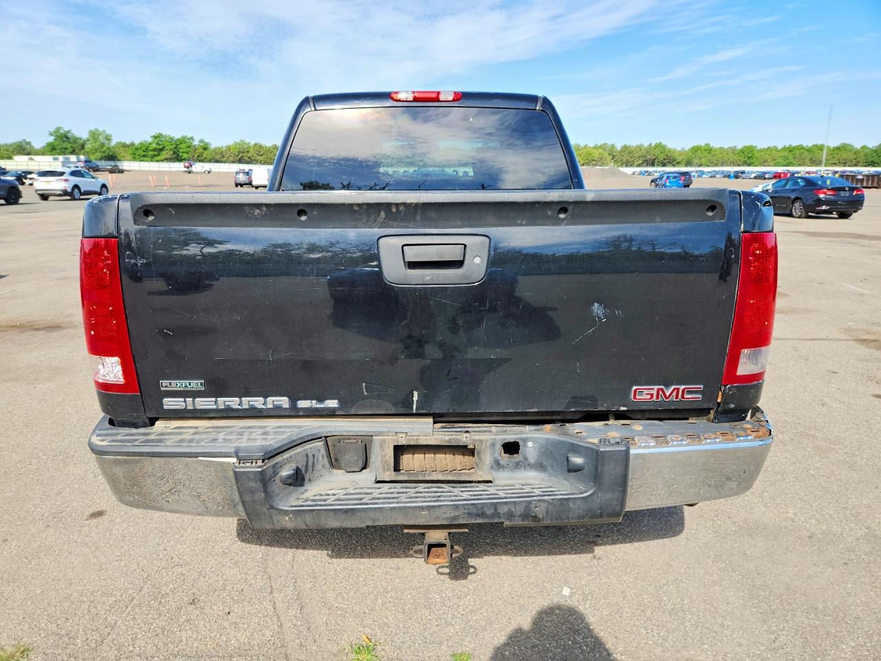 2012 Gmc Sierra K1500 Sle Black vin: 3GTP2VE76CG133020