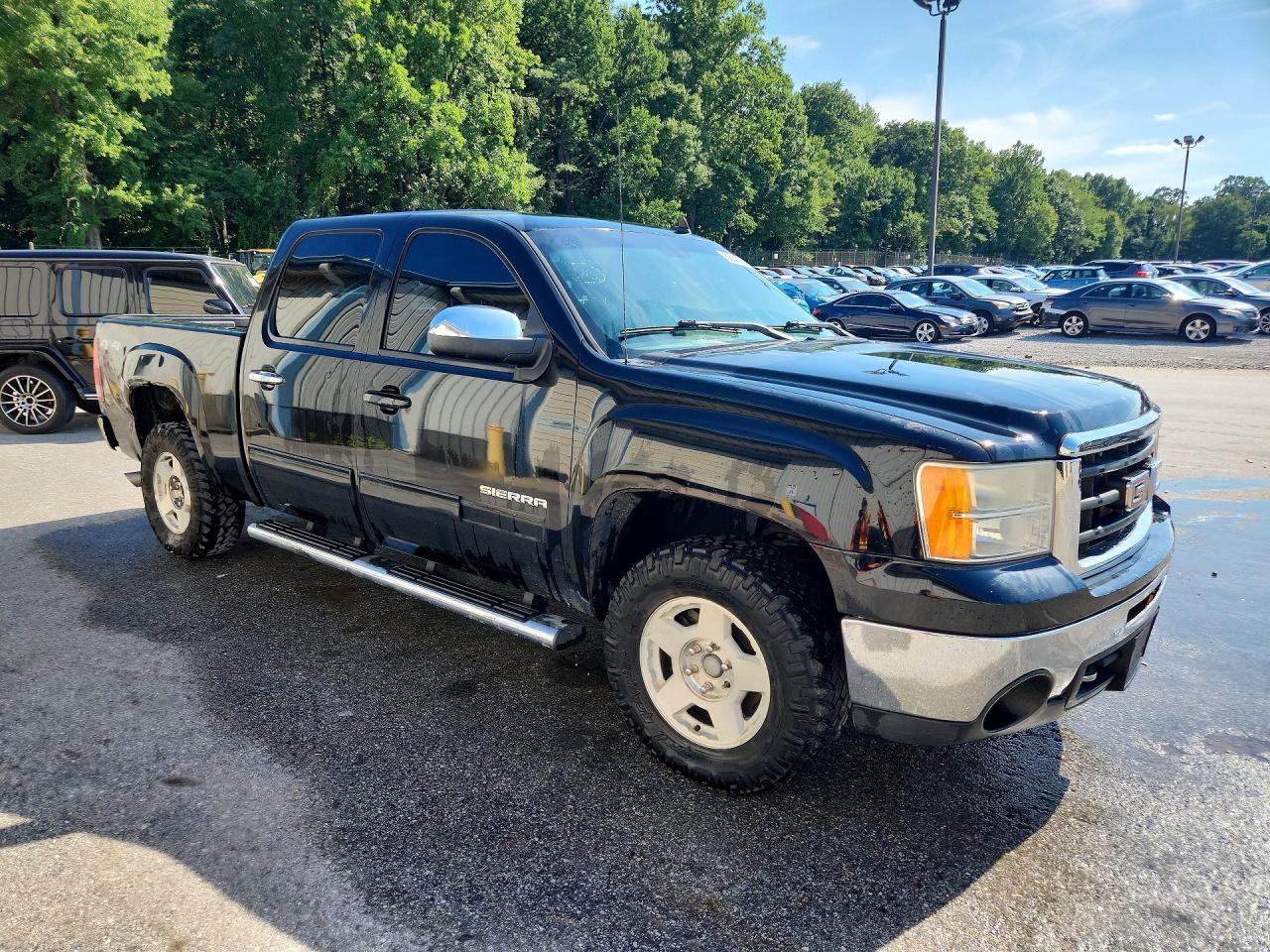 2012 Gmc Sierra K1500 Sle Black vin: 3GTP2VE76CG133020