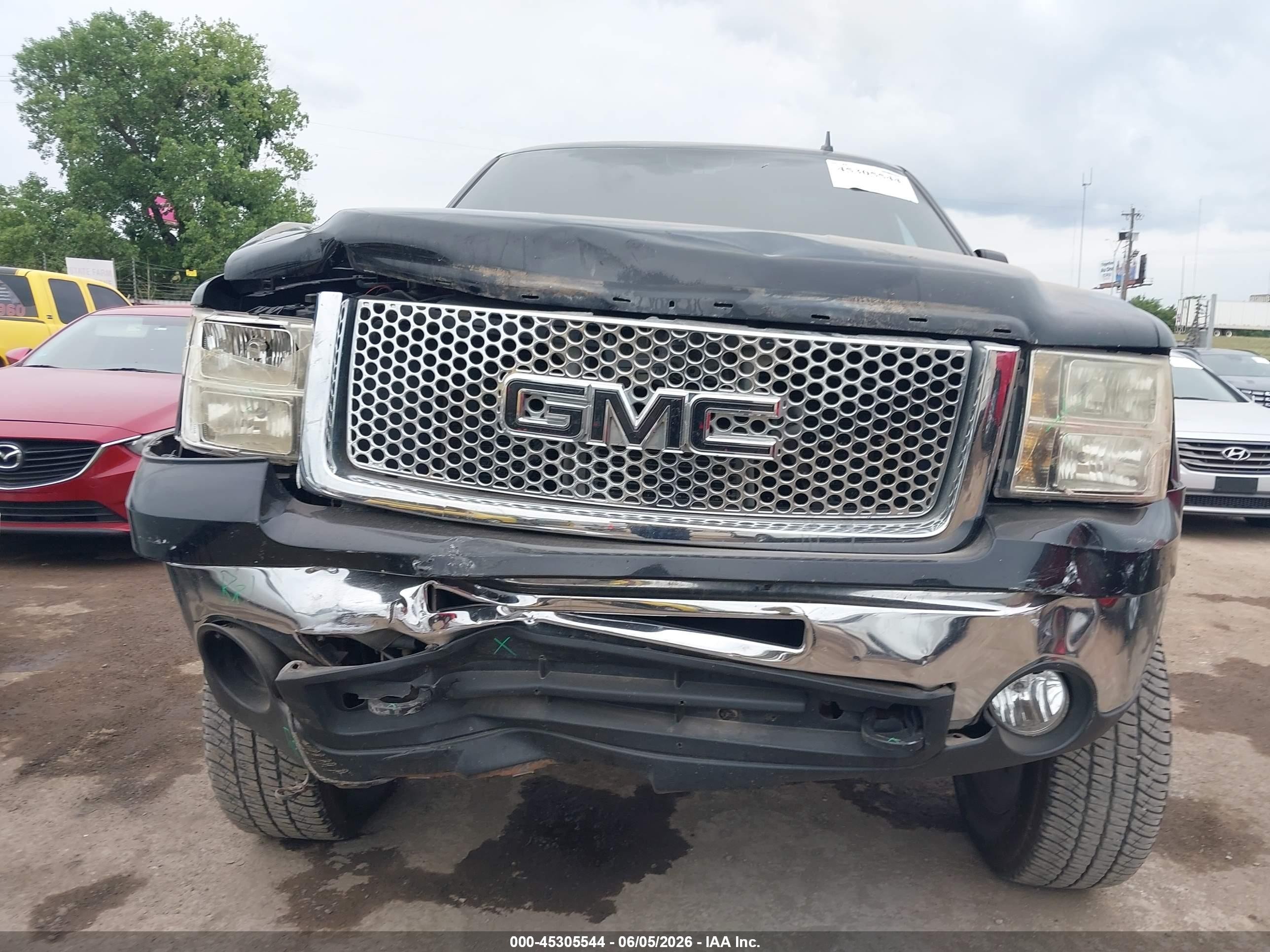 2012 Gmc Sierra 1500 Sle Black vin: 3GTP2VE76CG221632