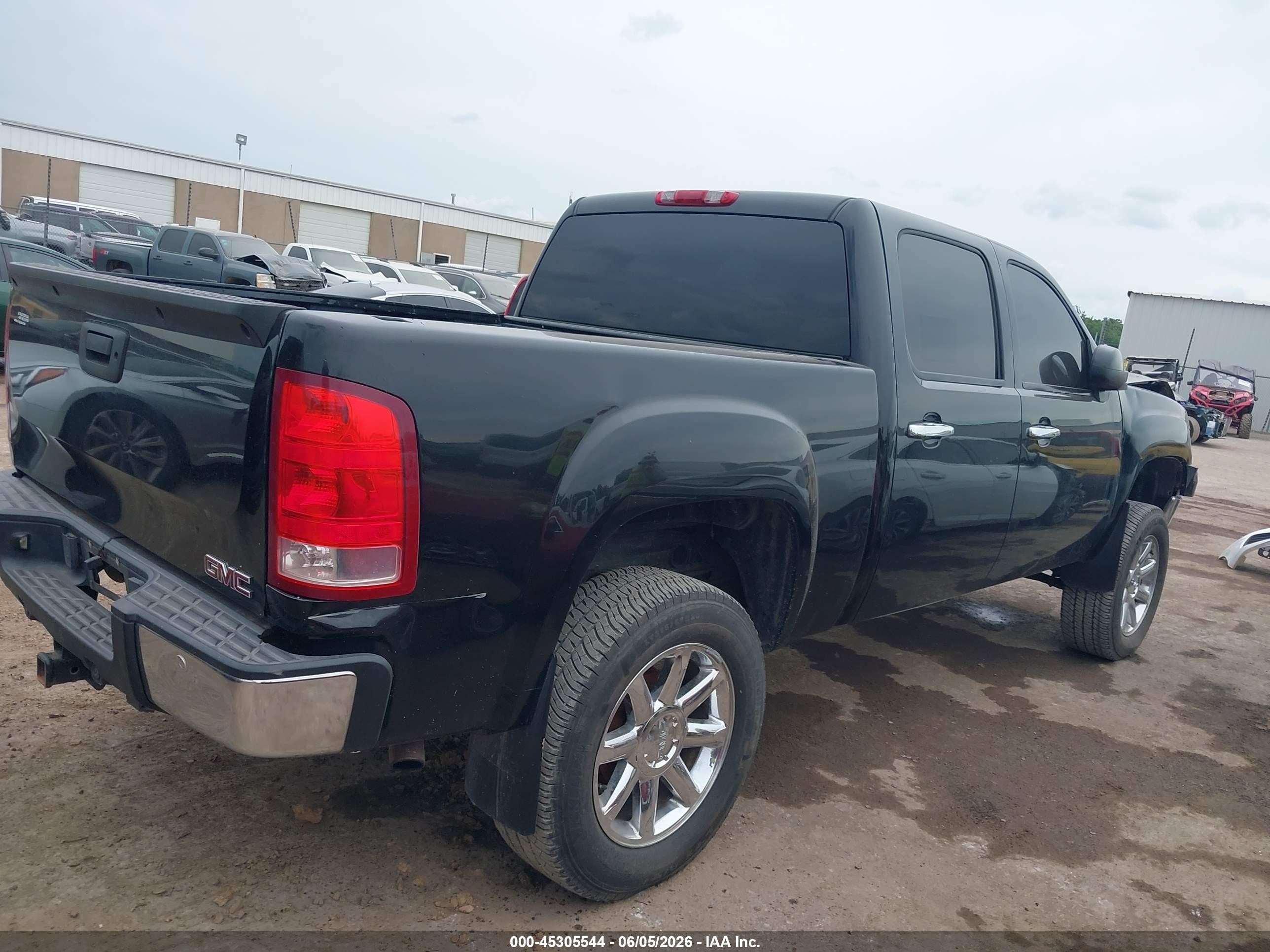 2012 Gmc Sierra 1500 Sle Black vin: 3GTP2VE76CG221632