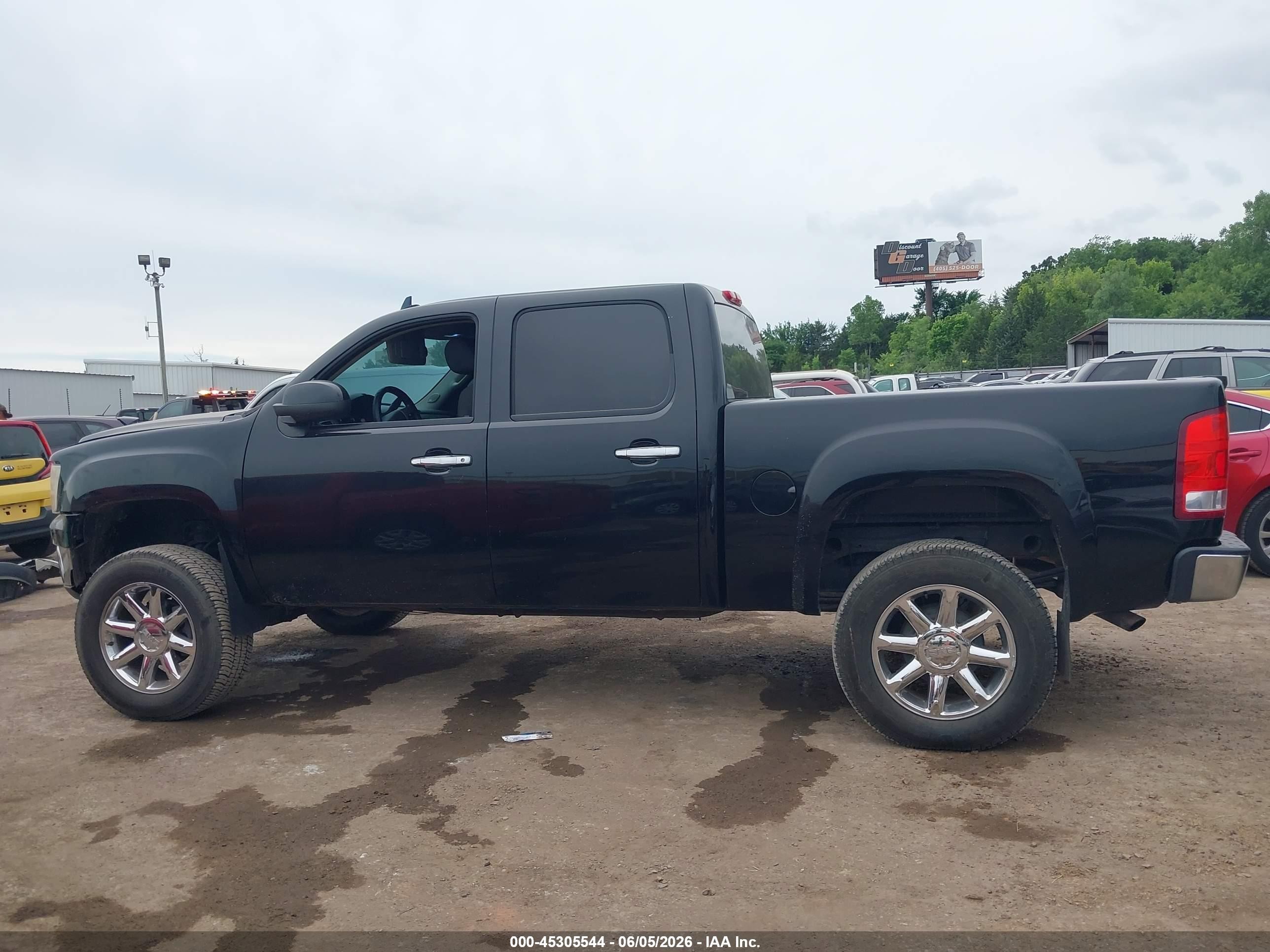 2012 Gmc Sierra 1500 Sle Black vin: 3GTP2VE76CG221632
