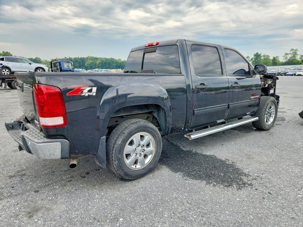 2012 Gmc Sierra K1500 Sle Black vin: 3GTP2VE76CG244053