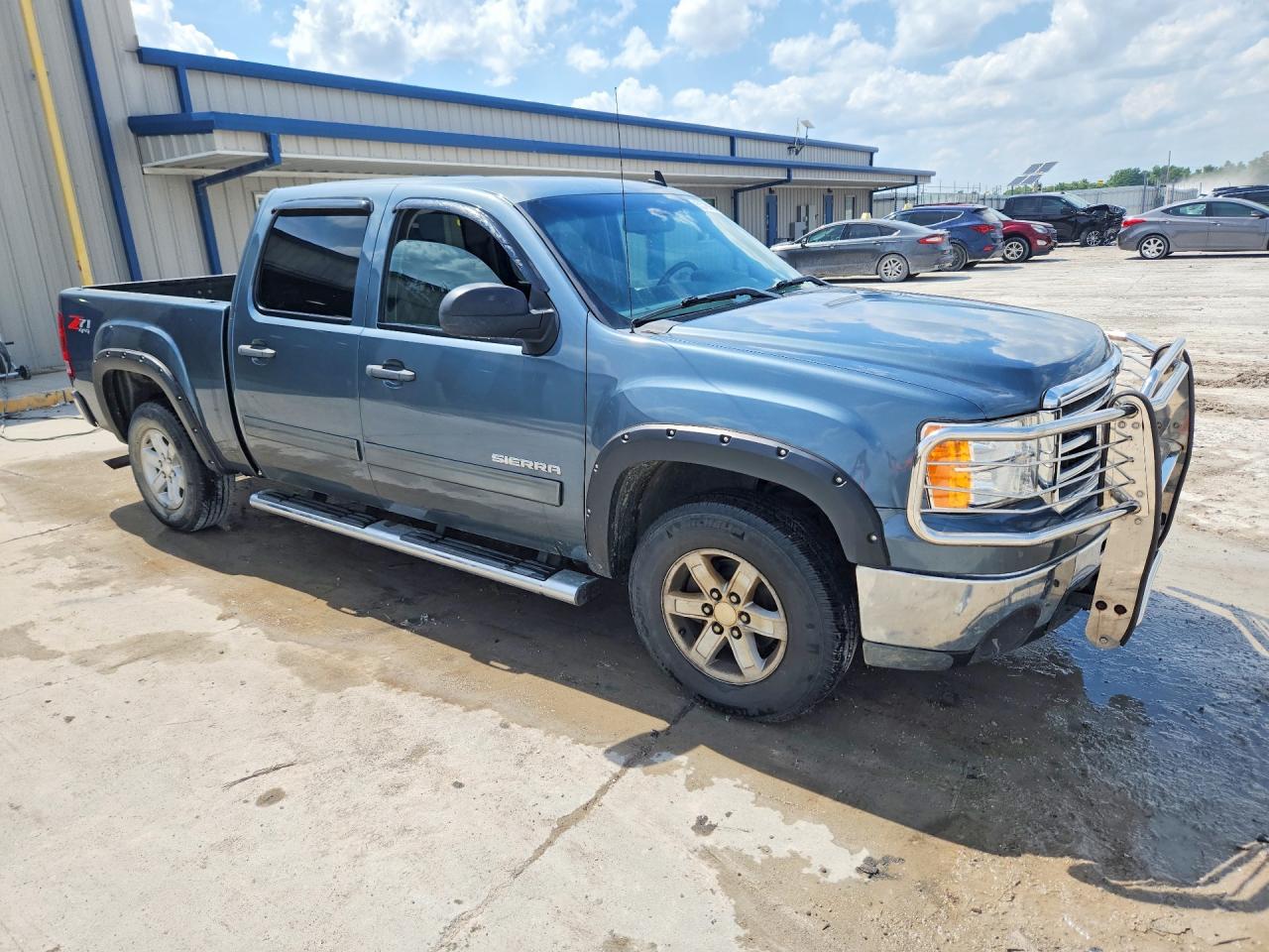 2012 Gmc Sierra K1500 Sle Turquoise vin: 3GTP2VE76CG260477