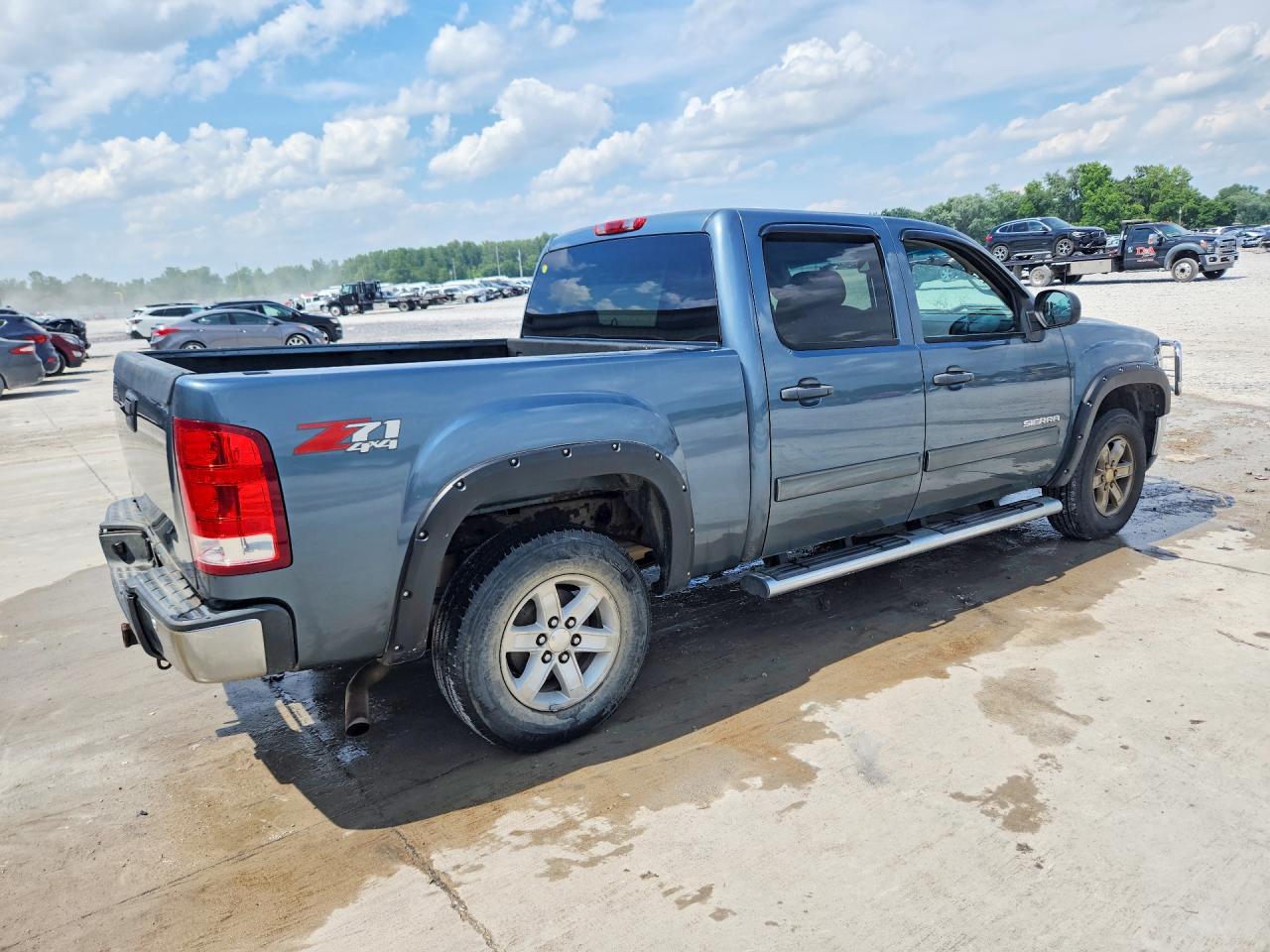 2012 Gmc Sierra K1500 Sle Turquoise vin: 3GTP2VE76CG260477