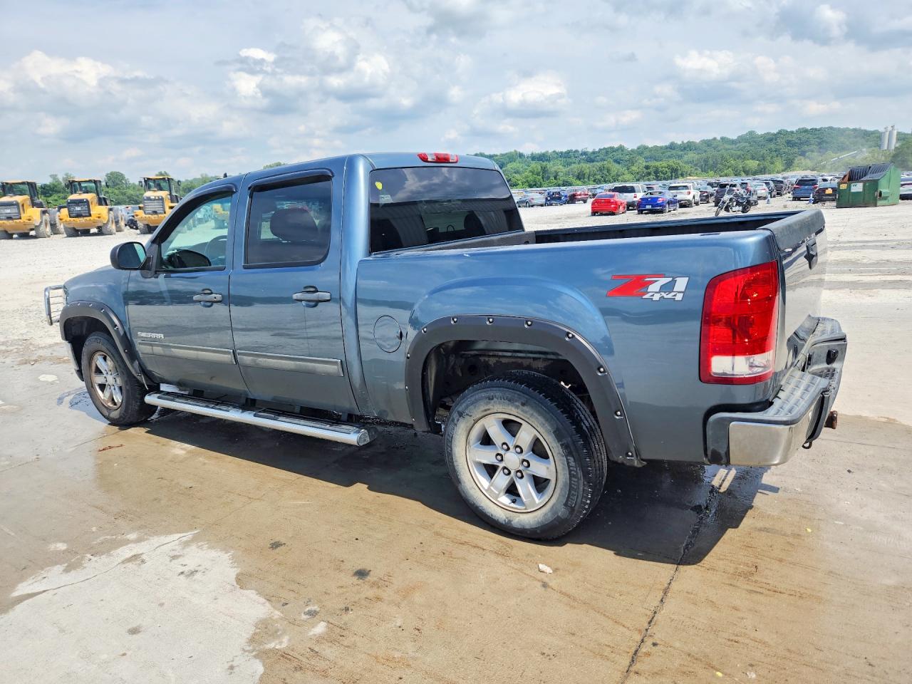 2012 Gmc Sierra K1500 Sle Turquoise vin: 3GTP2VE76CG260477