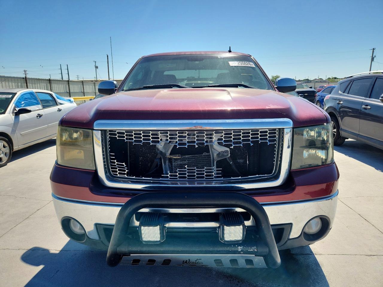 2013 Gmc Sierra K1500 Sle Burgundy vin: 3GTP2VE76DG316046