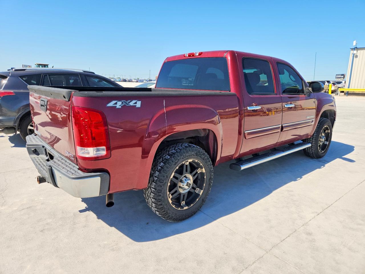 2013 Gmc Sierra K1500 Sle Burgundy vin: 3GTP2VE76DG316046