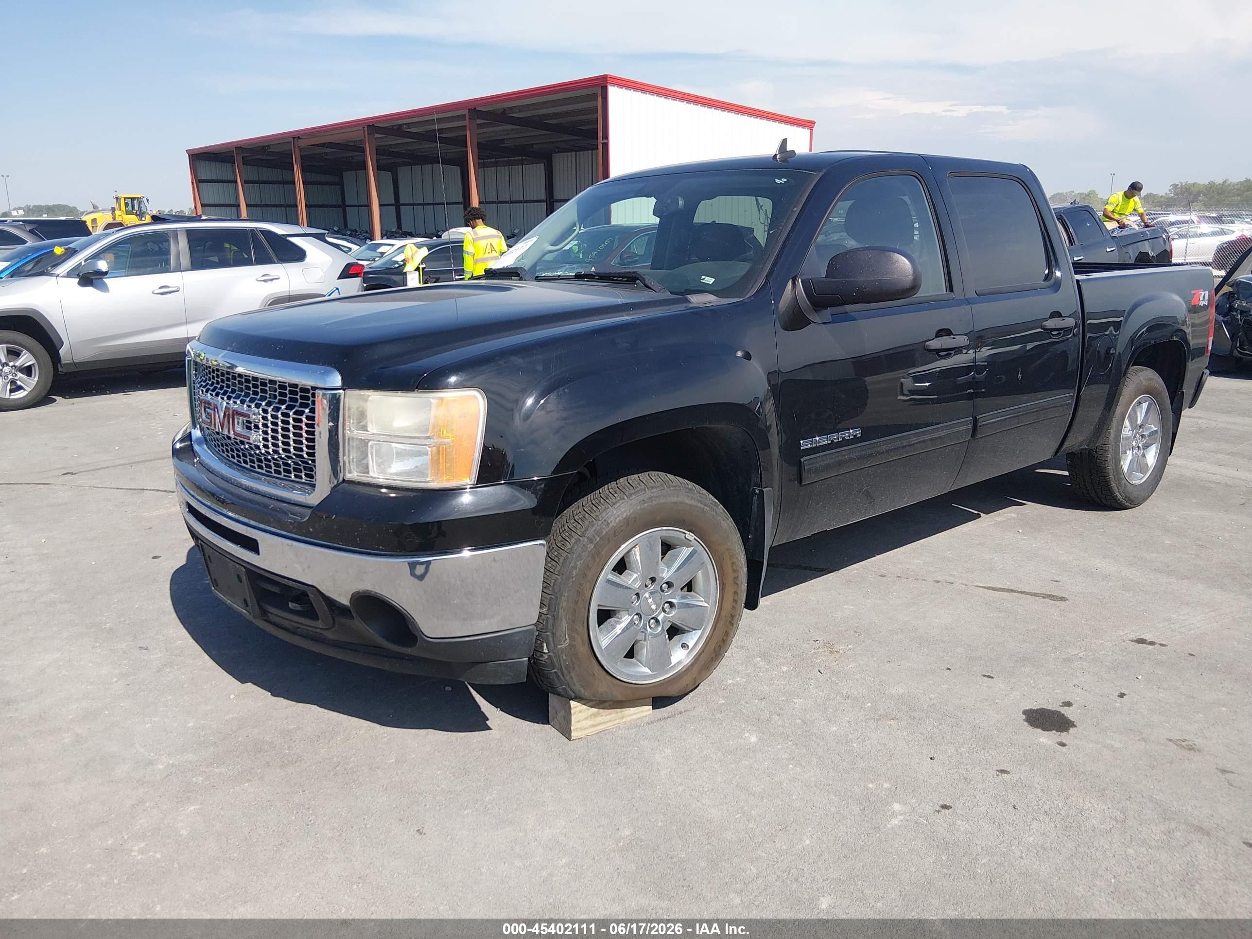 2013 Gmc Sierra 1500 Sle Черный vin: 3GTP2VE76DG316340