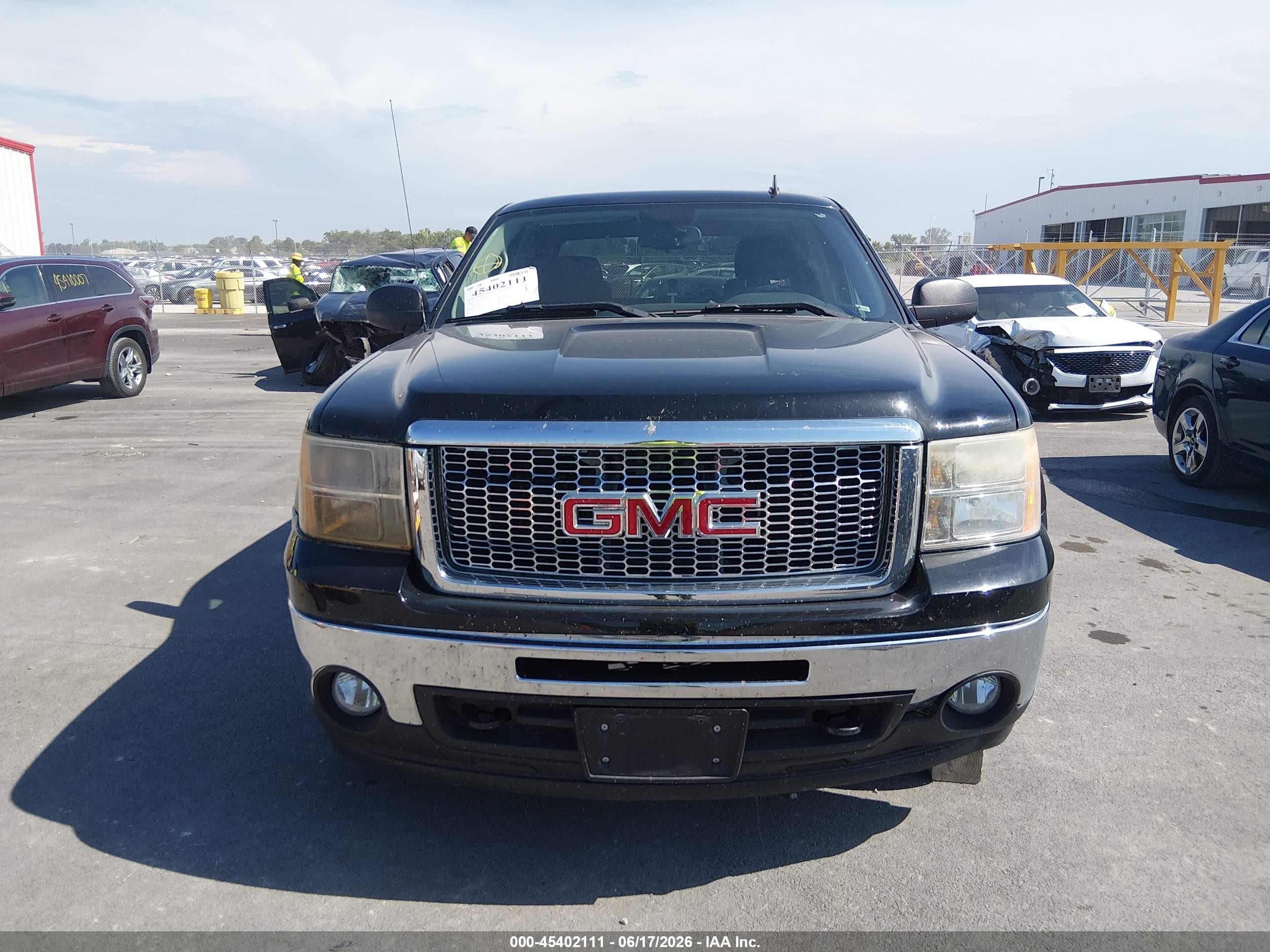 2013 Gmc Sierra 1500 Sle Черный vin: 3GTP2VE76DG316340