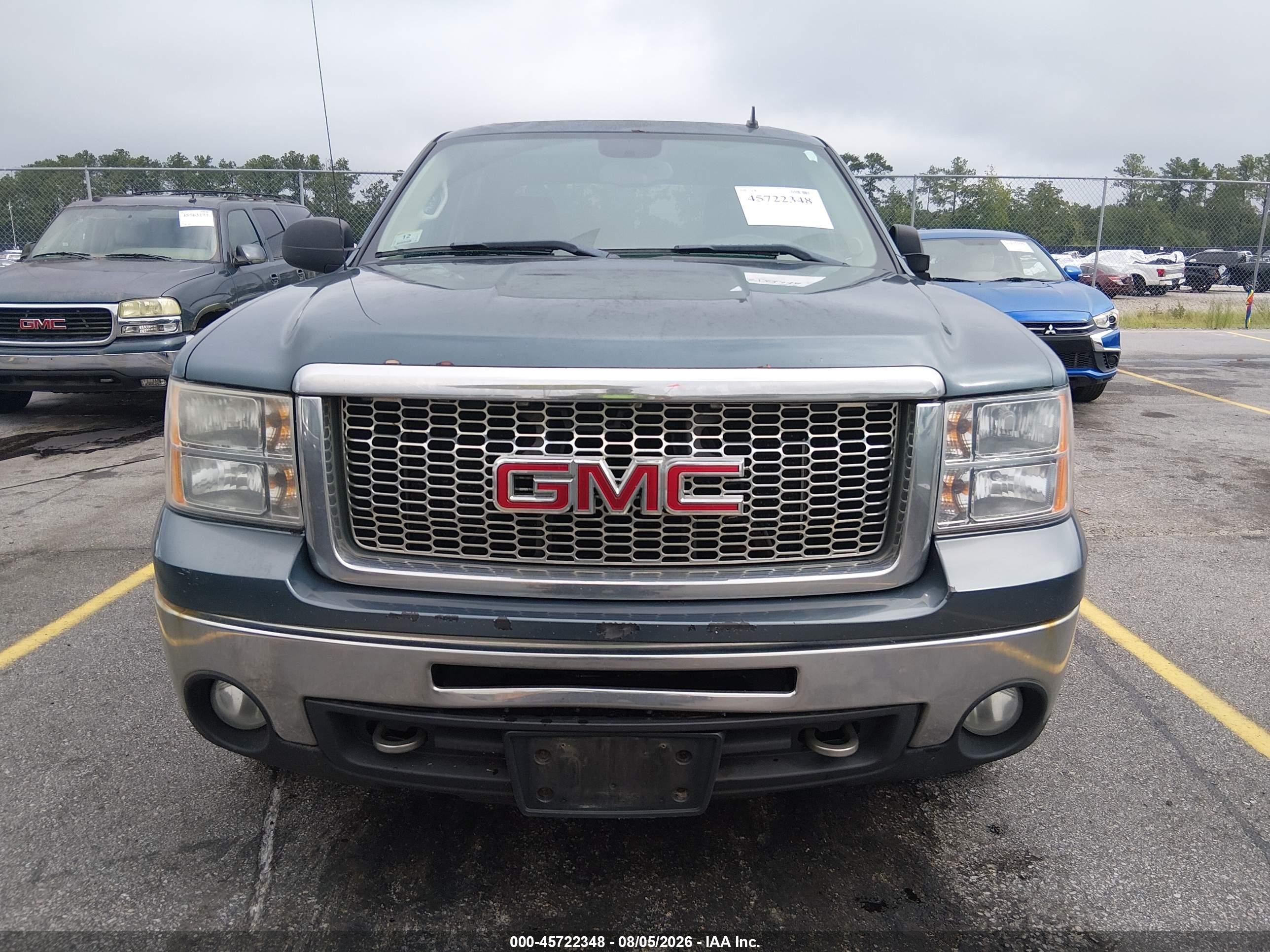 2012 Gmc Sierra 1500 Sle Blue vin: 3GTP2VE77CG107493