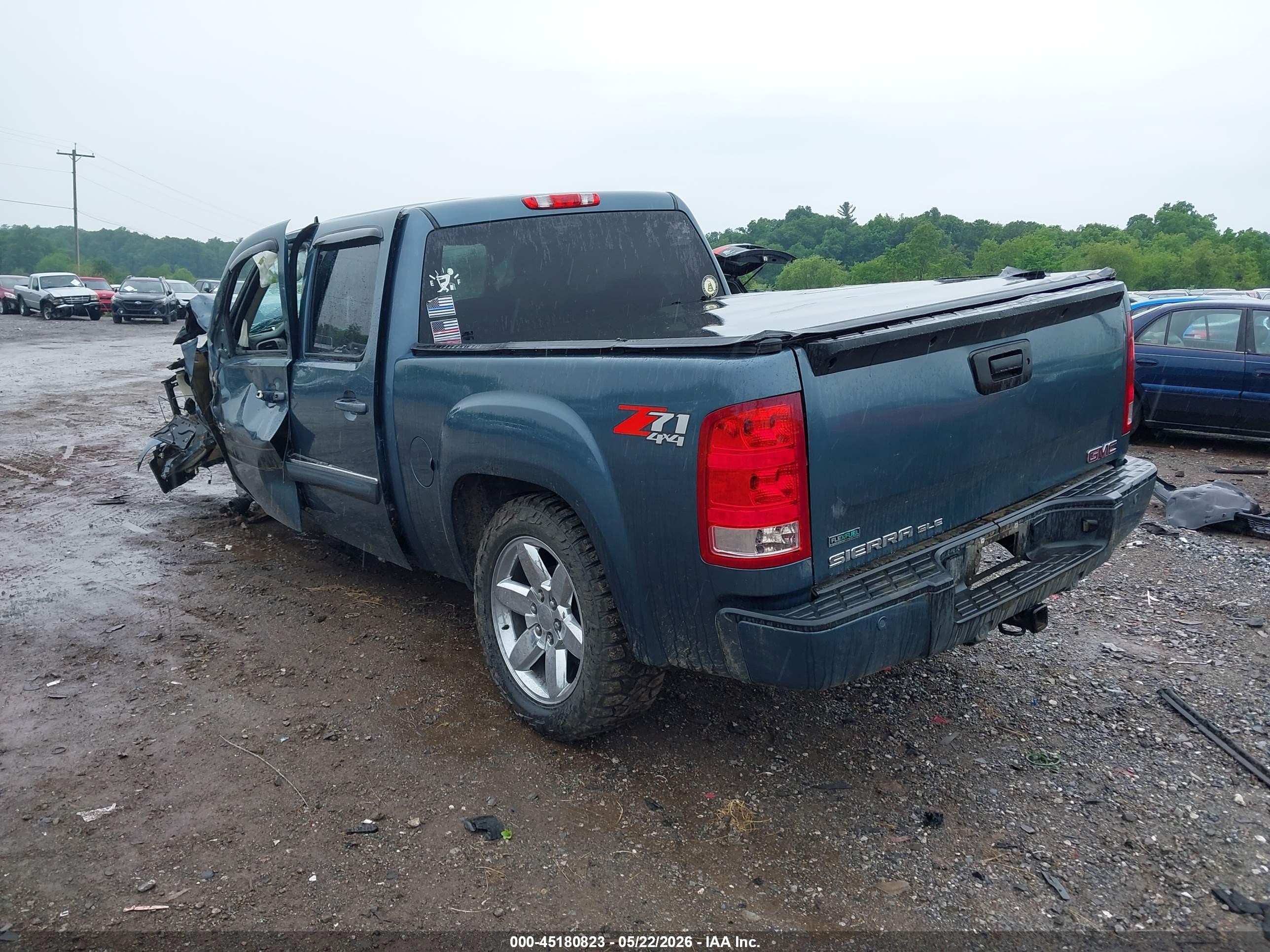 2012 Gmc Sierra 1500 Sle Blue vin: 3GTP2VE77CG119420