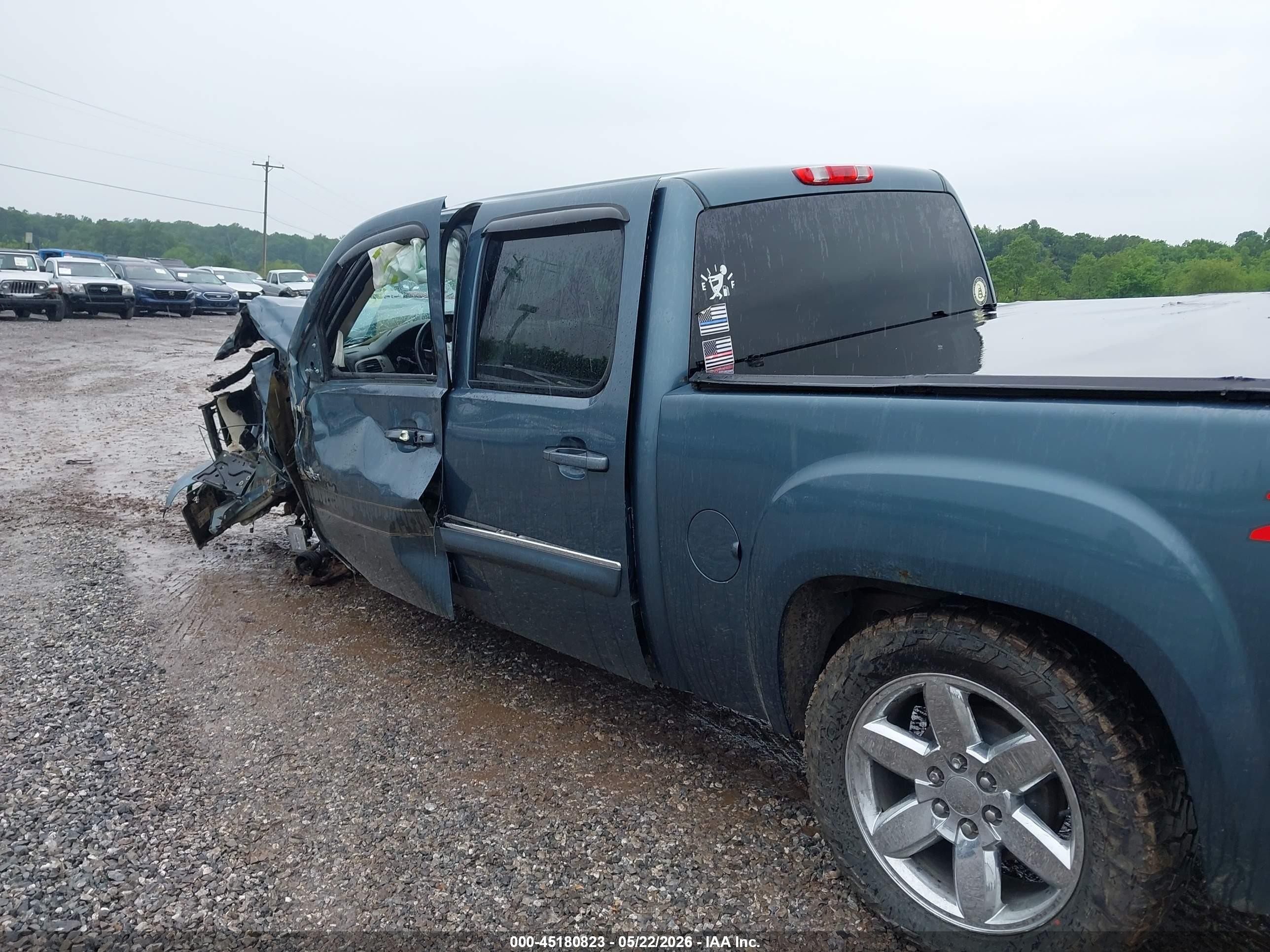 2012 Gmc Sierra 1500 Sle Blue vin: 3GTP2VE77CG119420