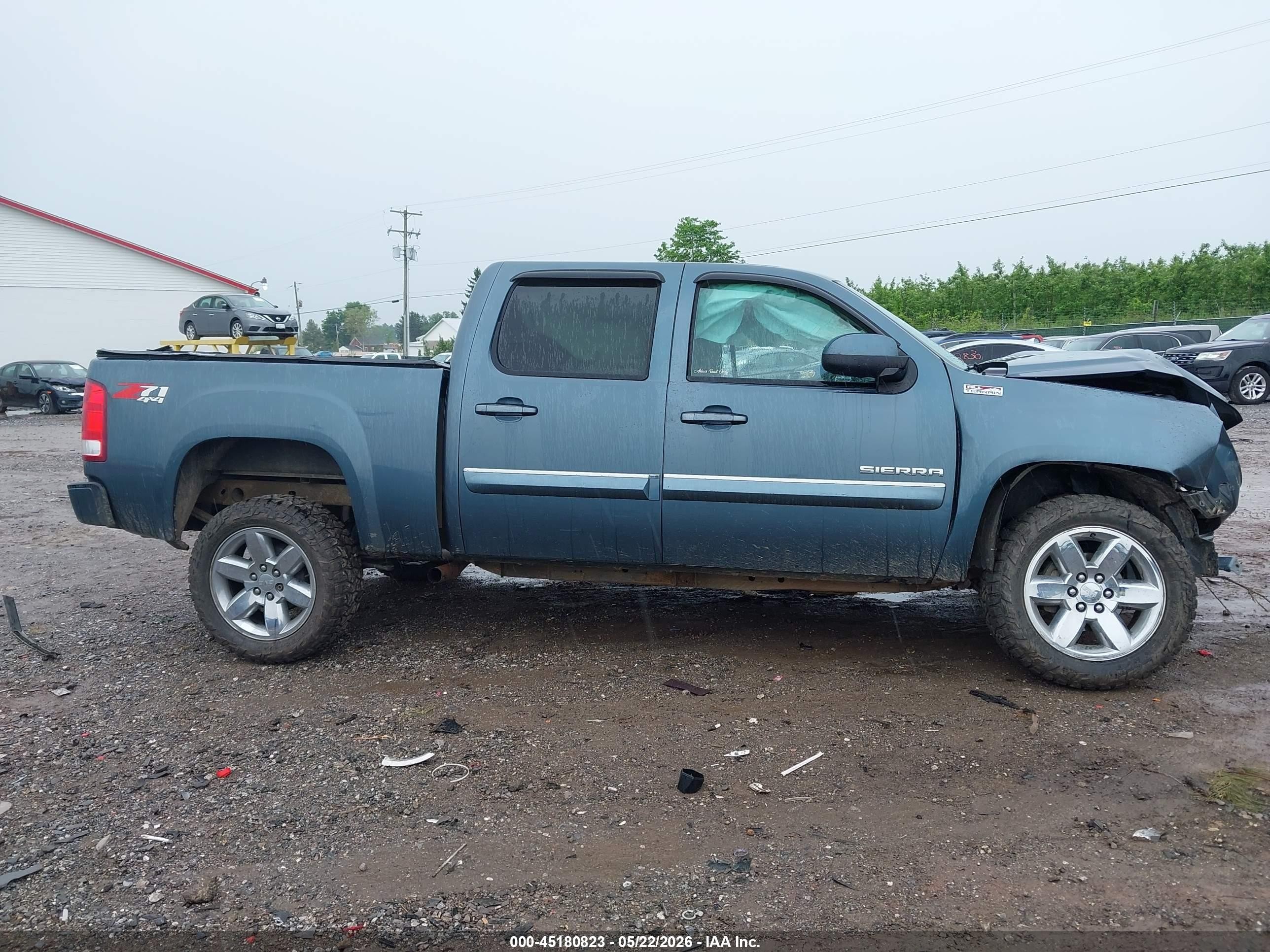 2012 Gmc Sierra 1500 Sle Blue vin: 3GTP2VE77CG119420