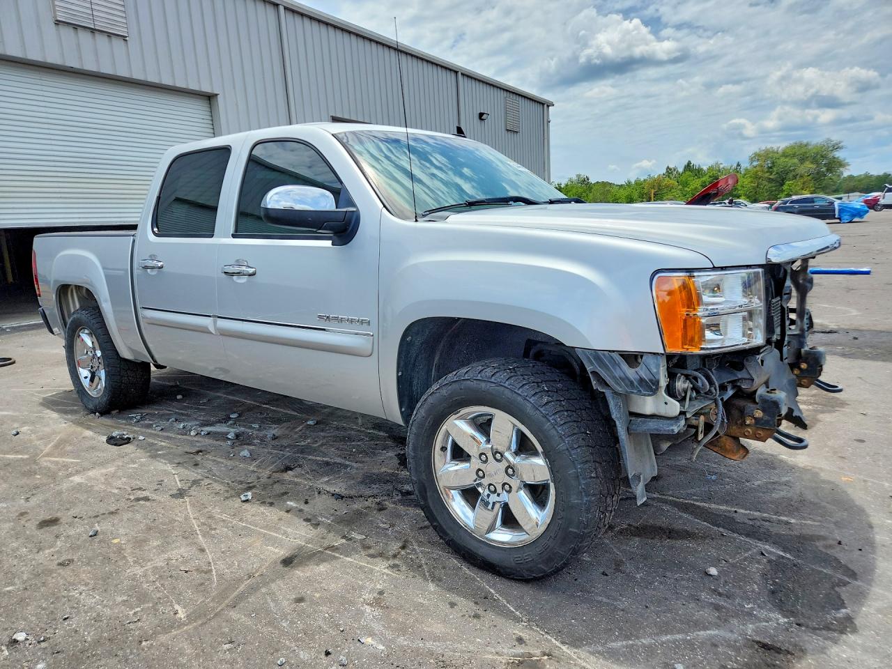 2012 Gmc Sierra K1500 Sle Серебряный vin: 3GTP2VE77CG239878