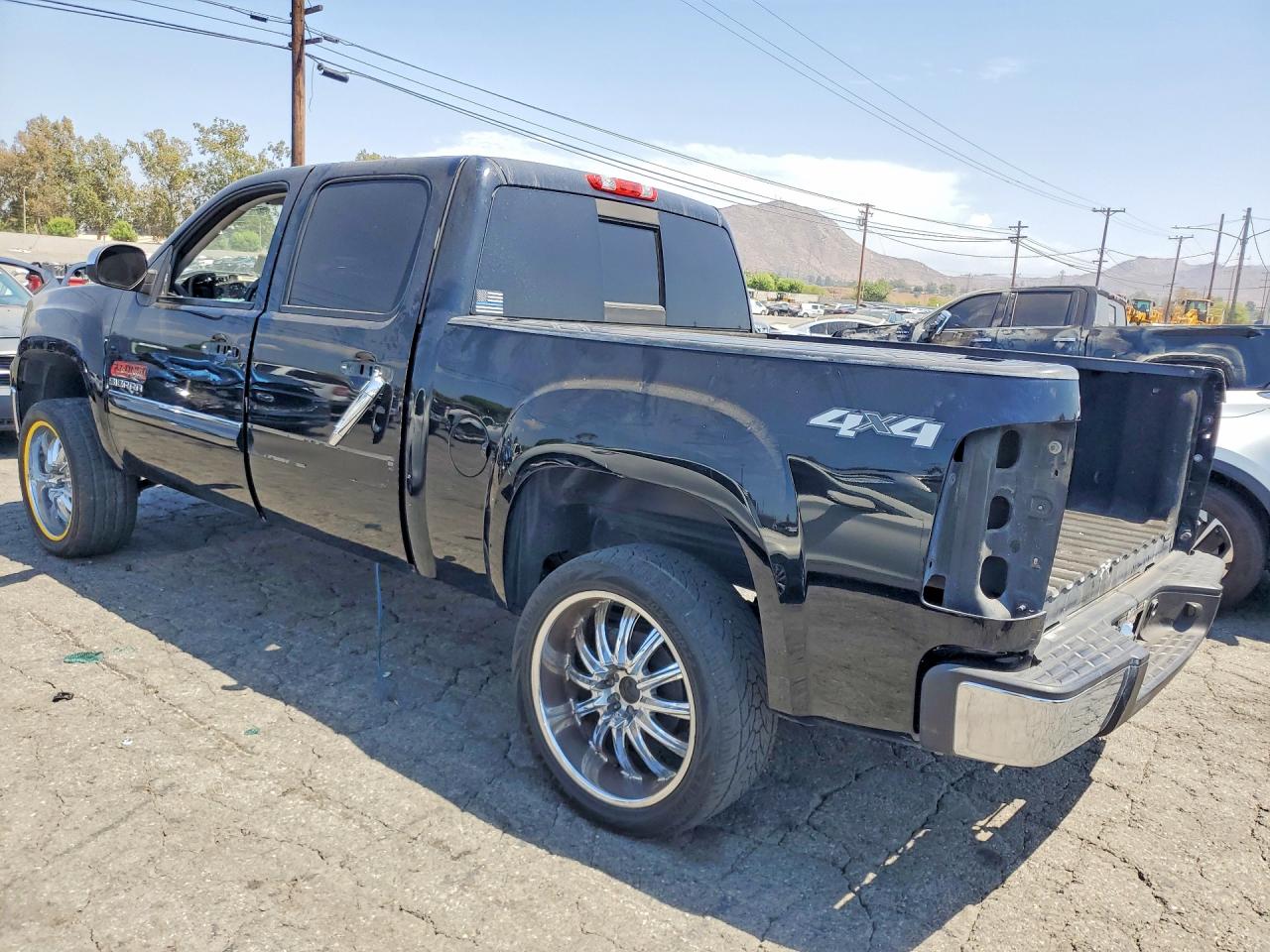 2012 Gmc Sierra K1500 Sle Черный vin: 3GTP2VE77CG274792