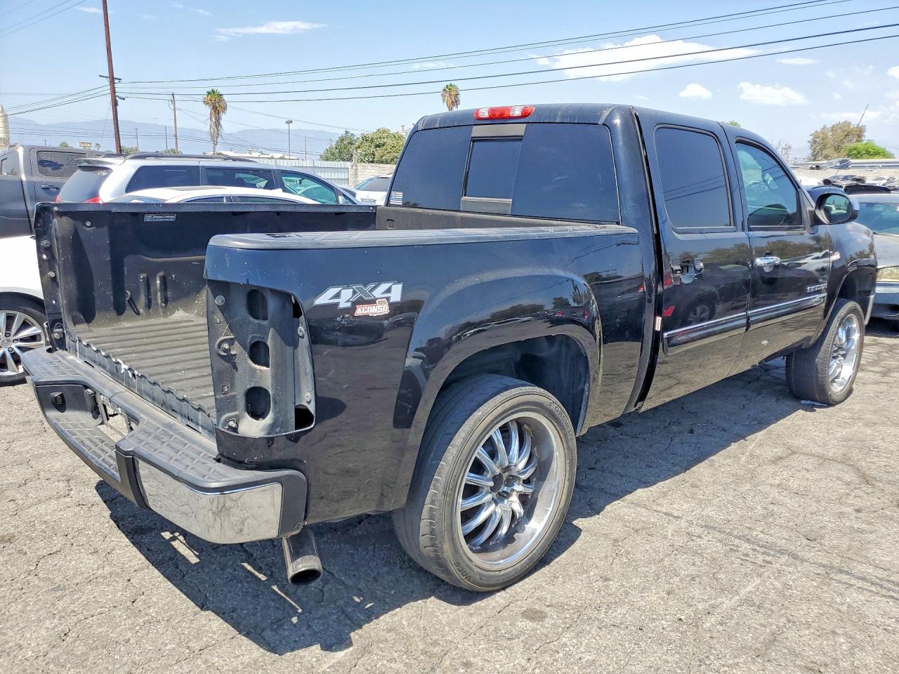 2012 Gmc Sierra K1500 Sle Черный vin: 3GTP2VE77CG274792