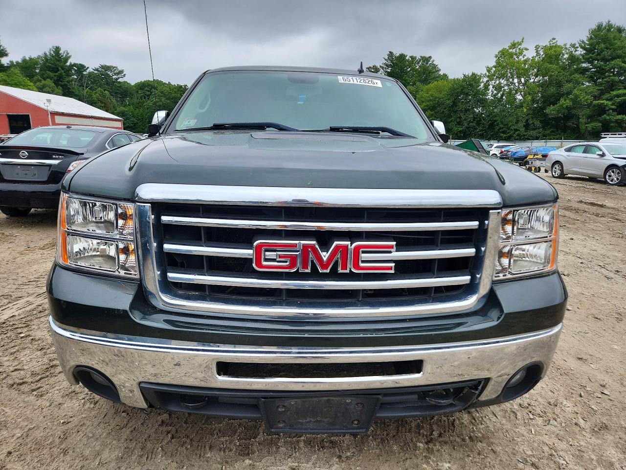 2013 Gmc Sierra K1500 Sle Green vin: 3GTP2VE77DG204629