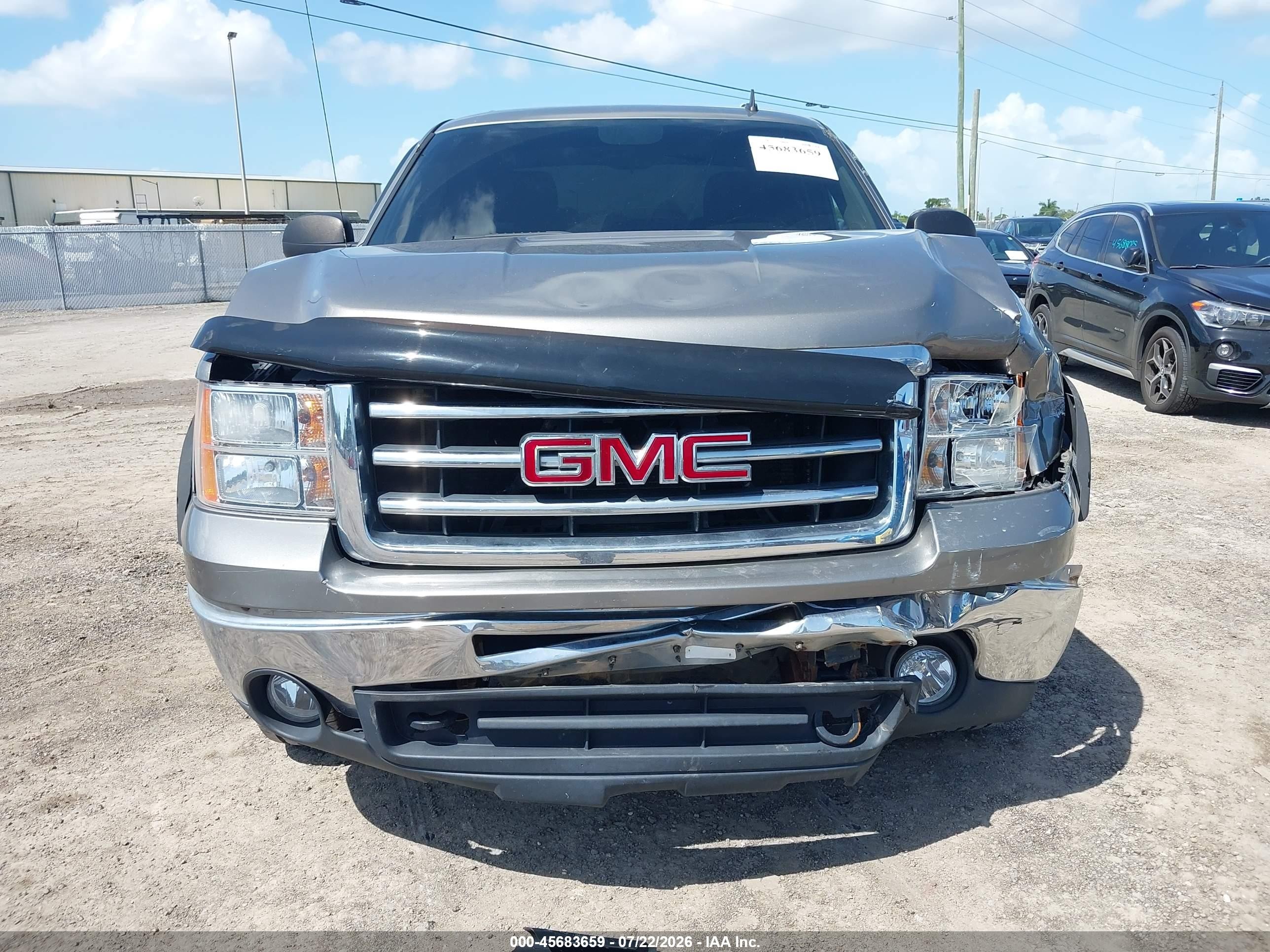 2013 Gmc Sierra 1500 Sle Gray vin: 3GTP2VE77DG273448