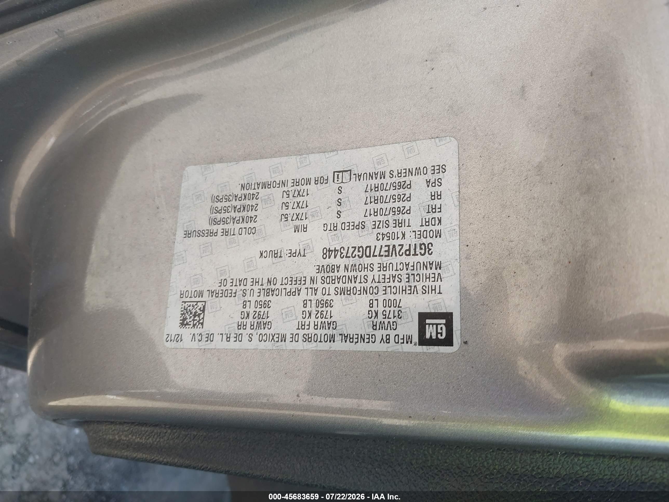 2013 Gmc Sierra 1500 Sle Gray vin: 3GTP2VE77DG273448