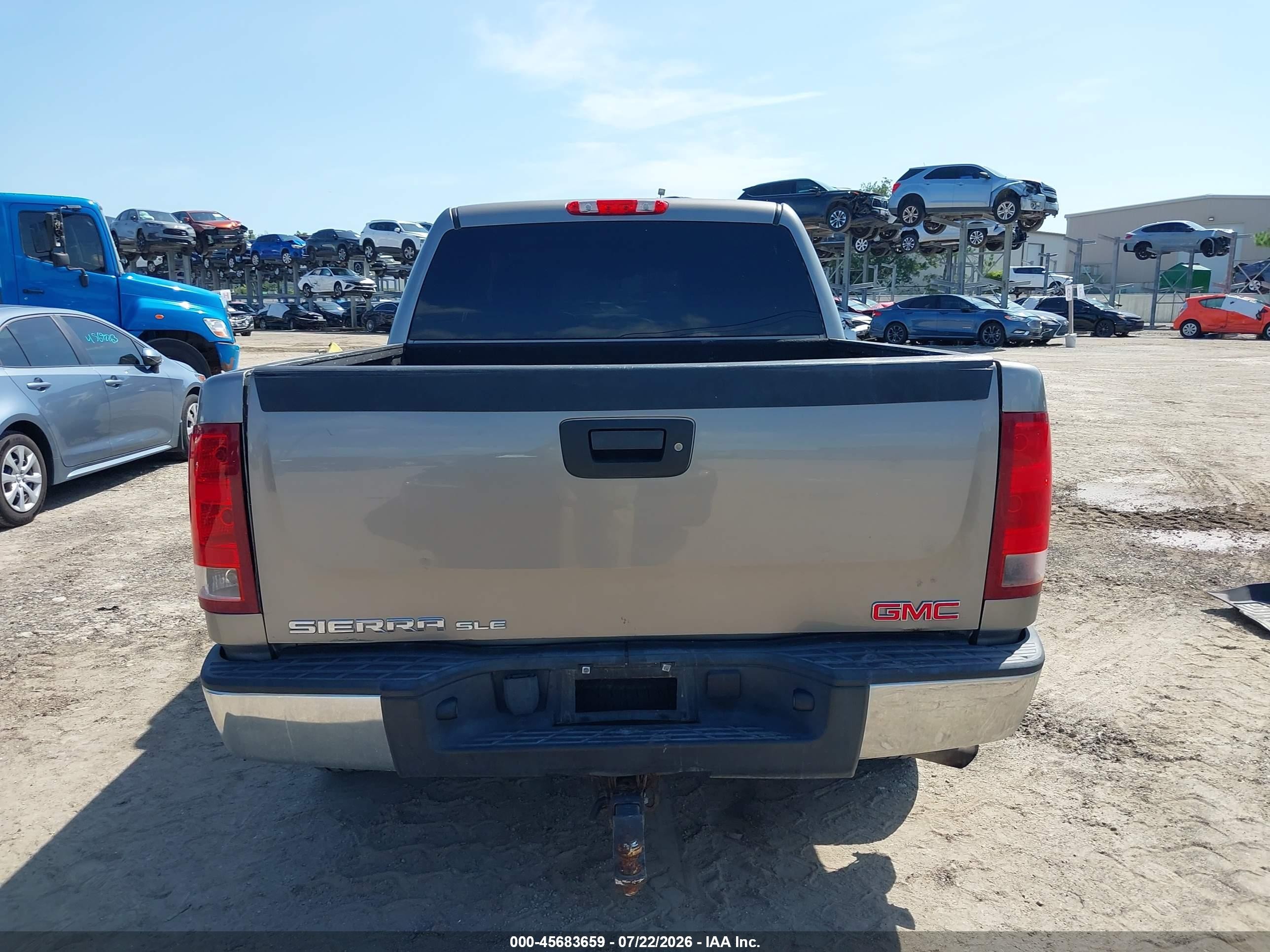 2013 Gmc Sierra 1500 Sle Gray vin: 3GTP2VE77DG273448