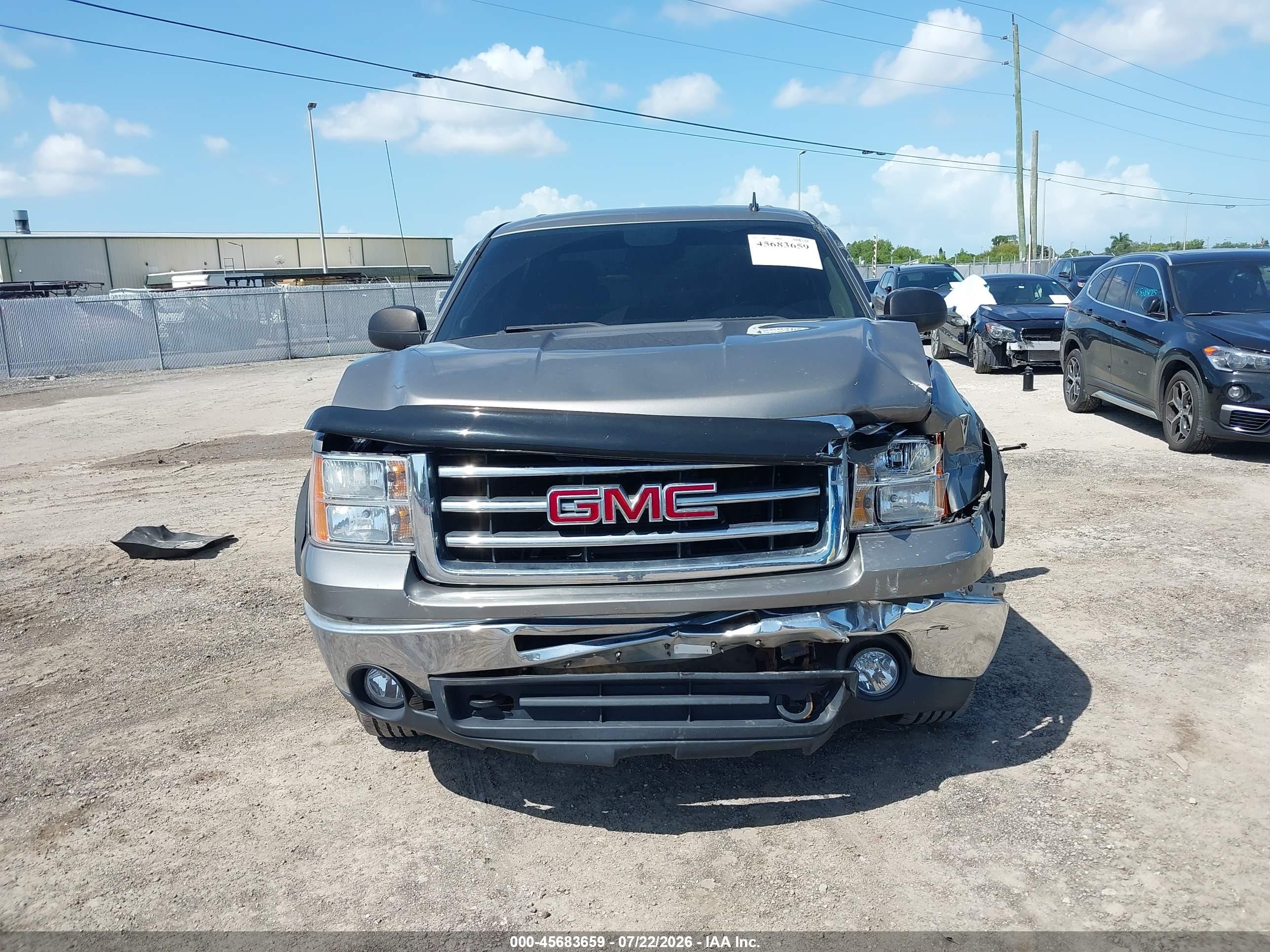 2013 Gmc Sierra 1500 Sle Gray vin: 3GTP2VE77DG273448
