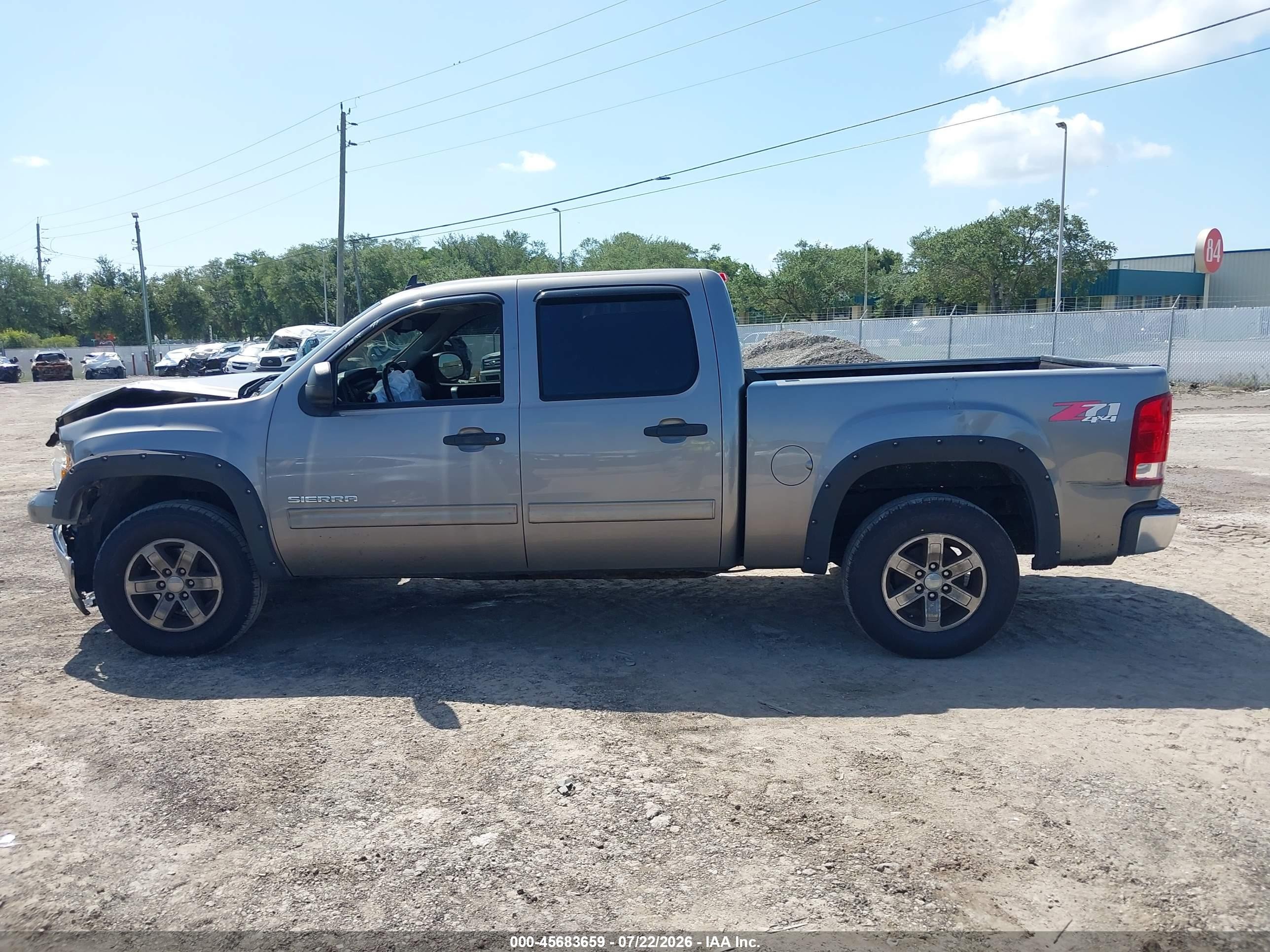 2013 Gmc Sierra 1500 Sle Gray vin: 3GTP2VE77DG273448