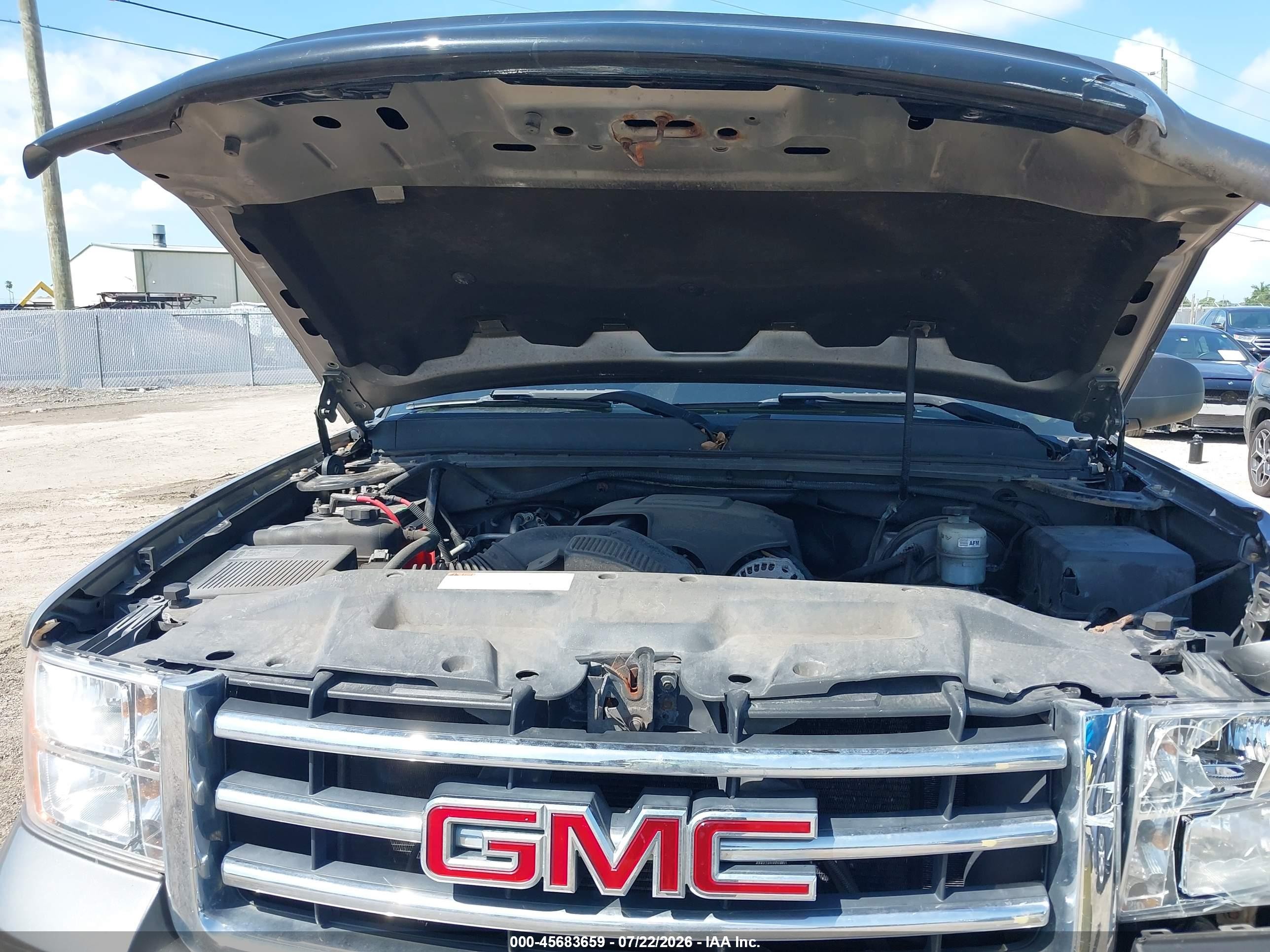 2013 Gmc Sierra 1500 Sle Gray vin: 3GTP2VE77DG273448