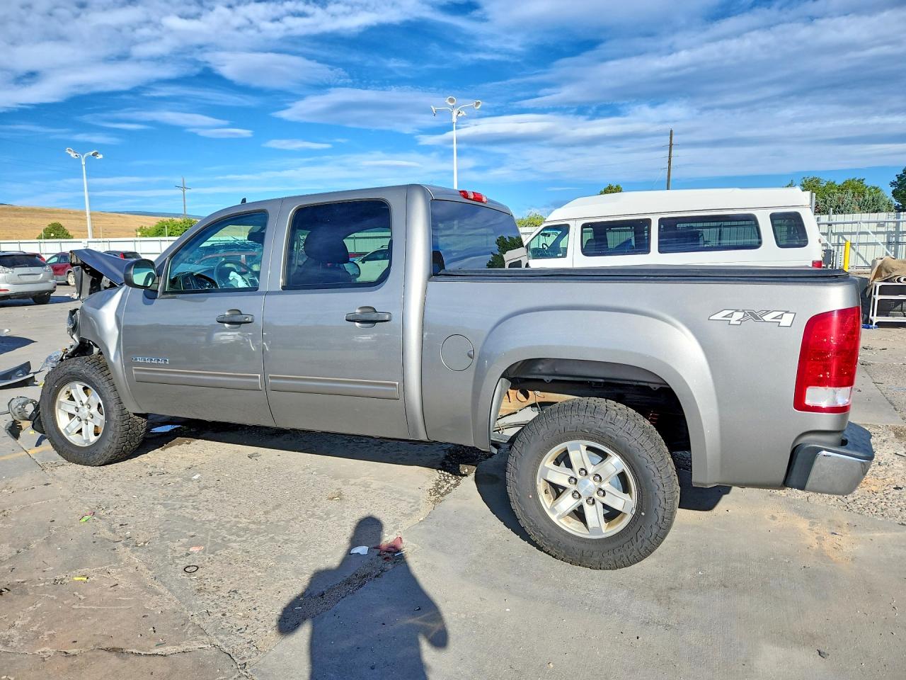 2013 Gmc Sierra K1500 Sle Gray vin: 3GTP2VE77DG320266