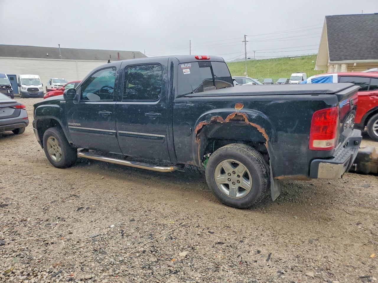 2012 Gmc Sierra K1500 Sle Black vin: 3GTP2VE78CG119488