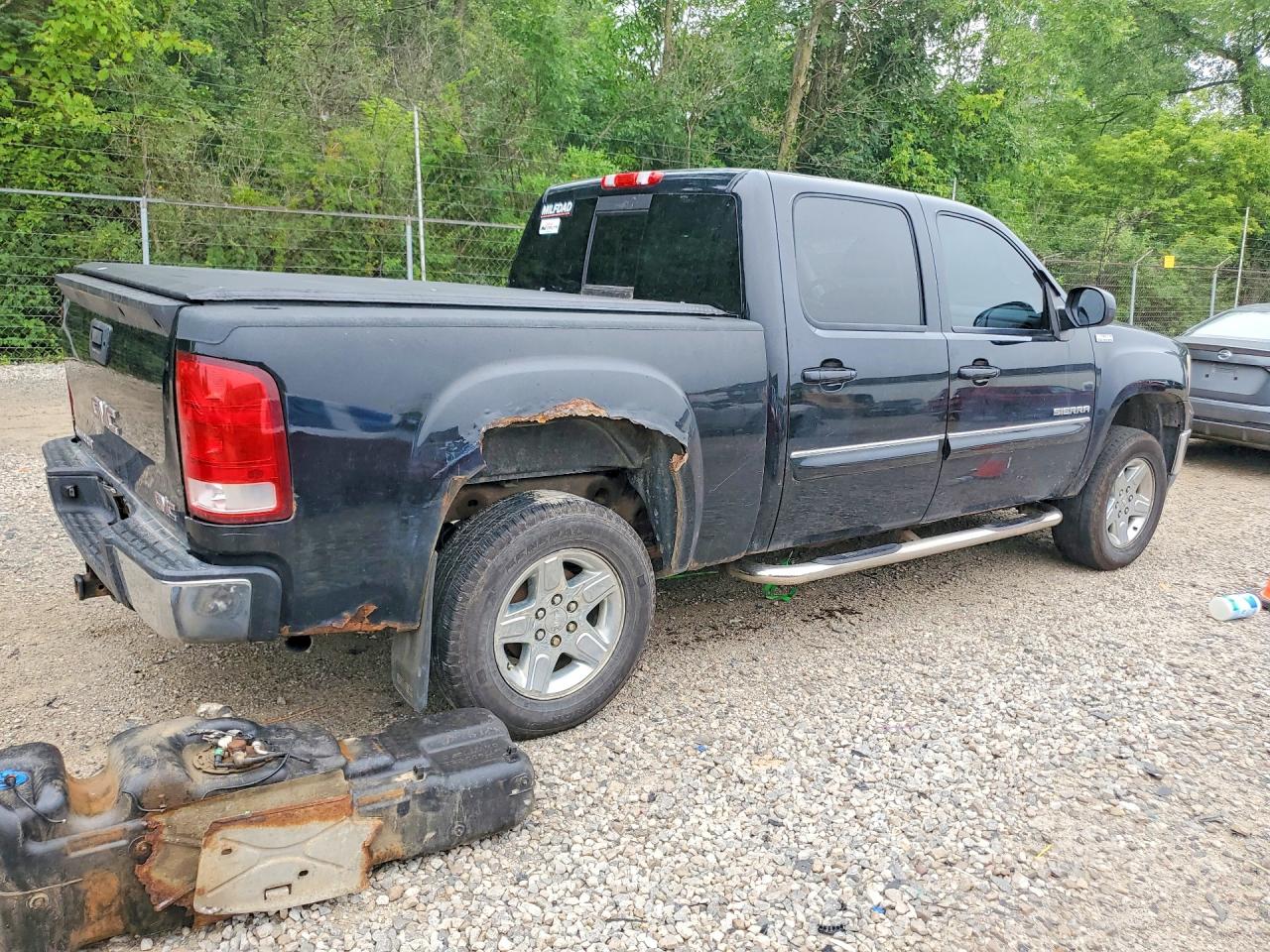 2012 Gmc Sierra K1500 Sle Black vin: 3GTP2VE78CG119488