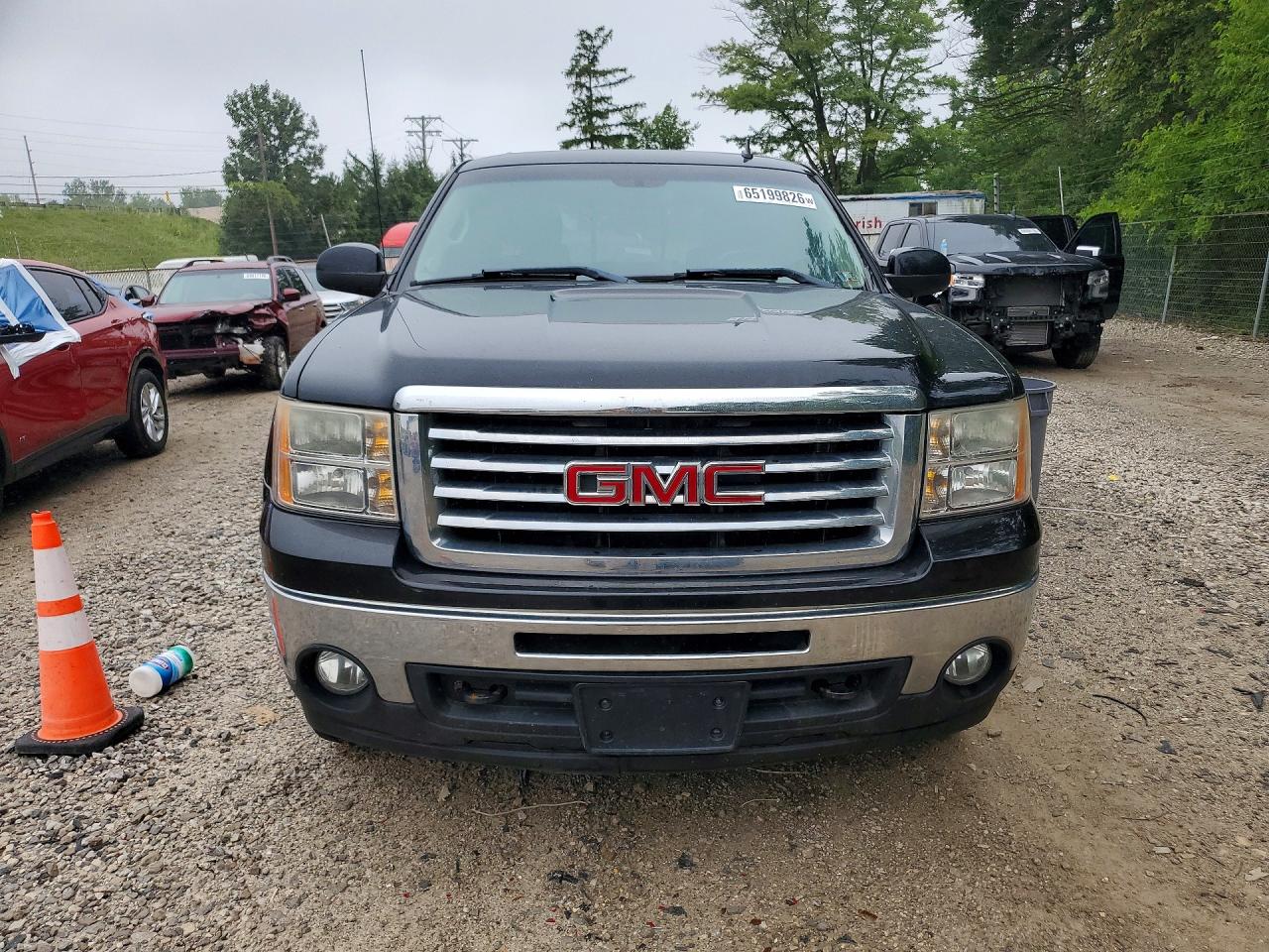 2012 Gmc Sierra K1500 Sle Black vin: 3GTP2VE78CG119488
